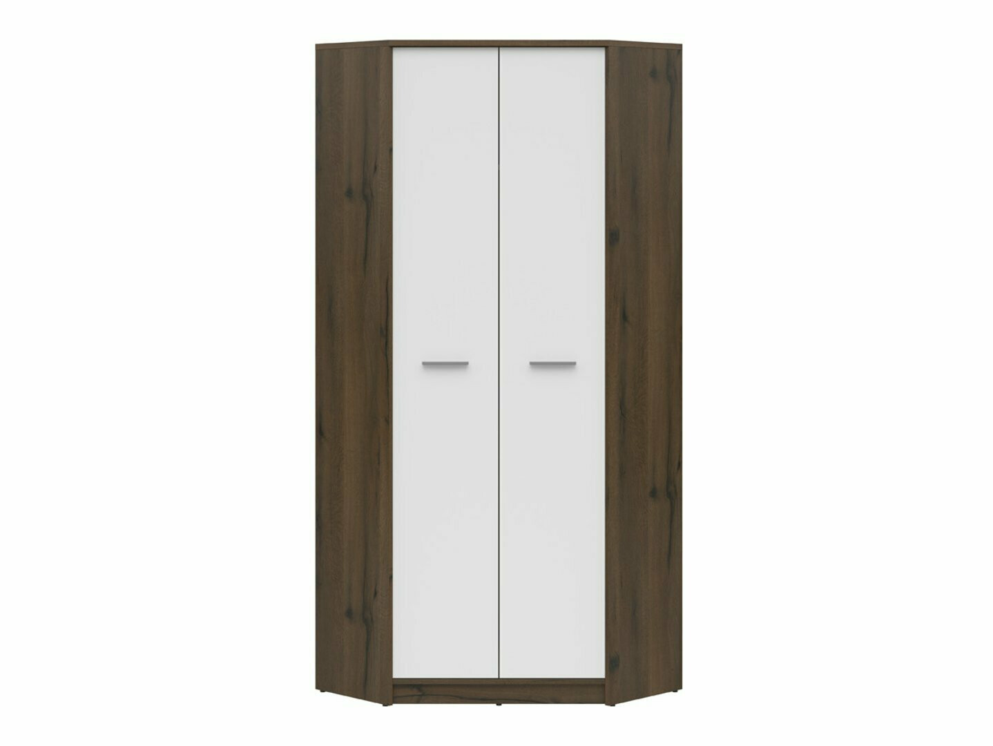 Угловой шкаф Novsore 119 (Темный дуб + Белый)