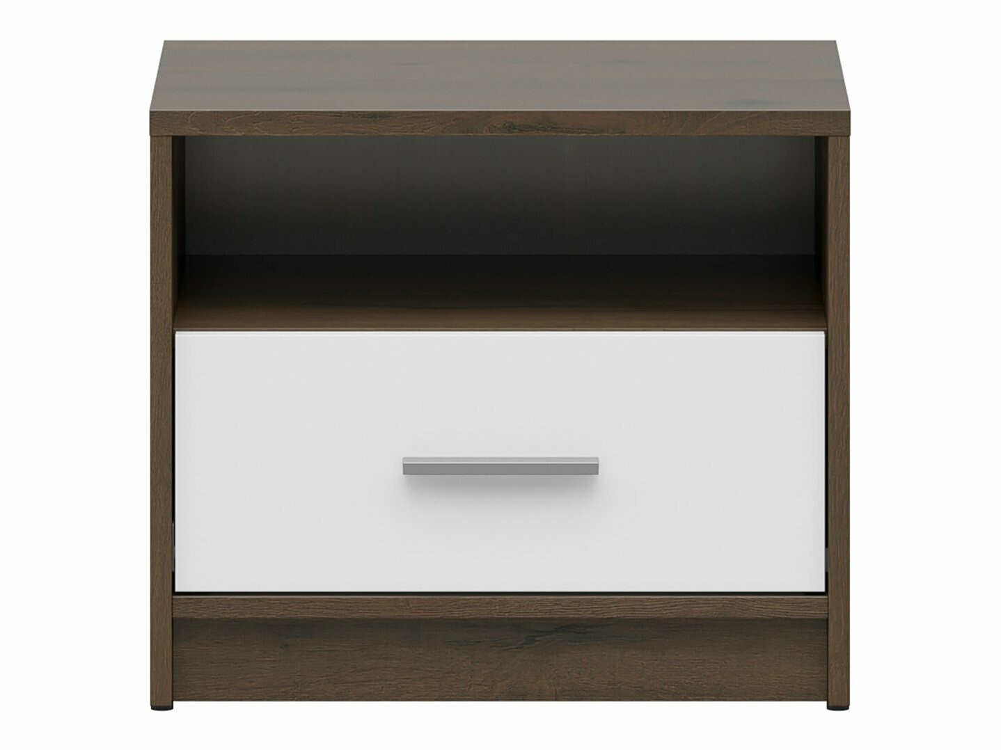 Naktsgaldiņš Novsore 102 (Tumšs ozols + Balts)