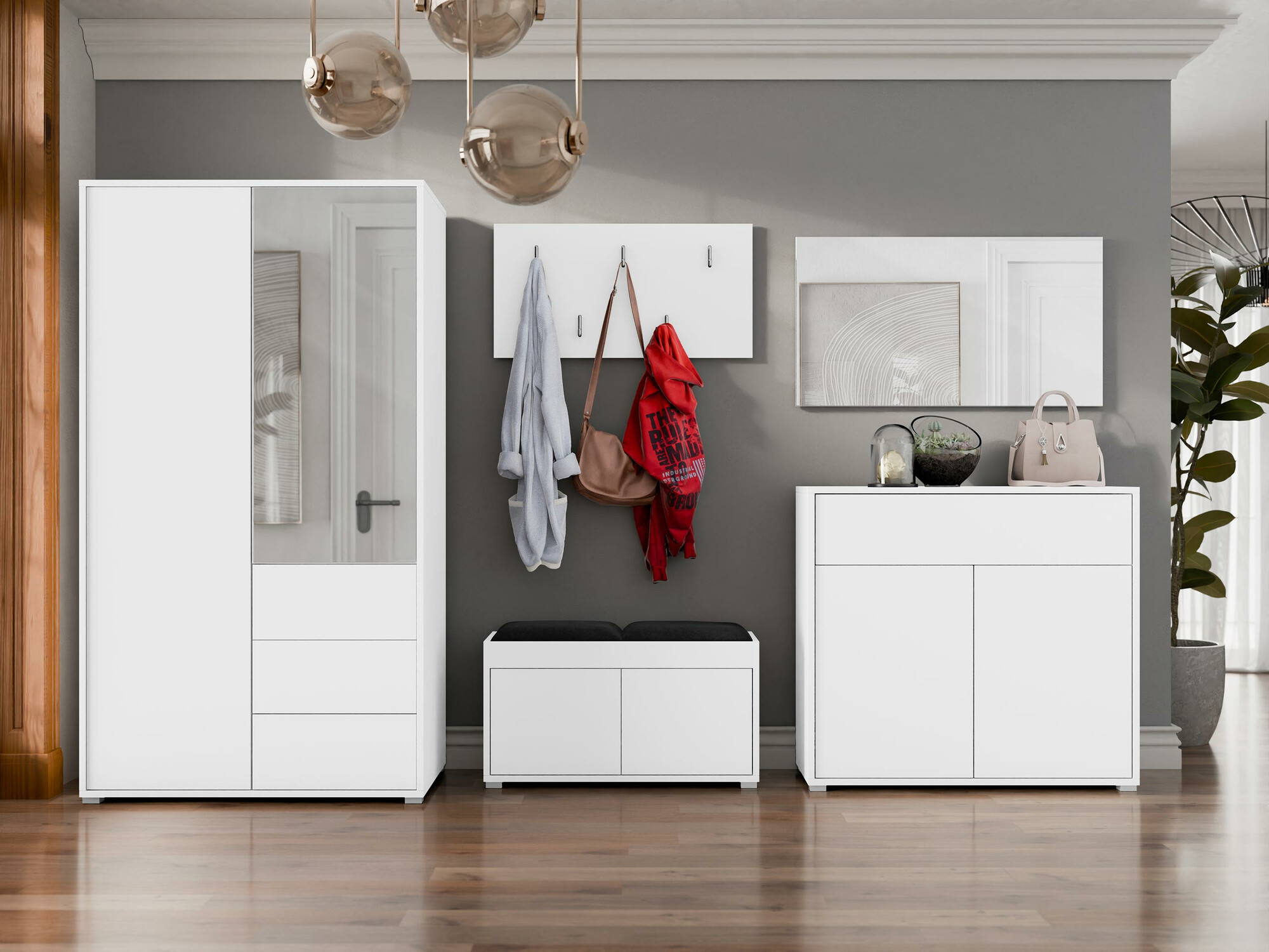 Priekšnama komplekts Comfivo Fersoe 118 (Balts)