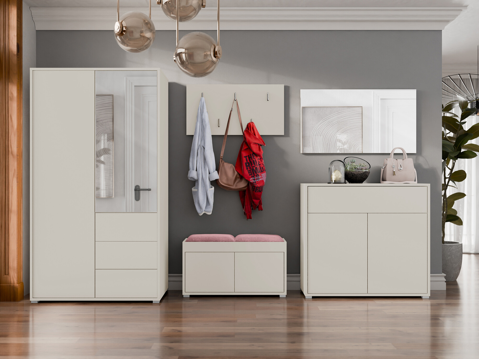 Прихожая Comfivo Fersoe 118 (Кашемир)