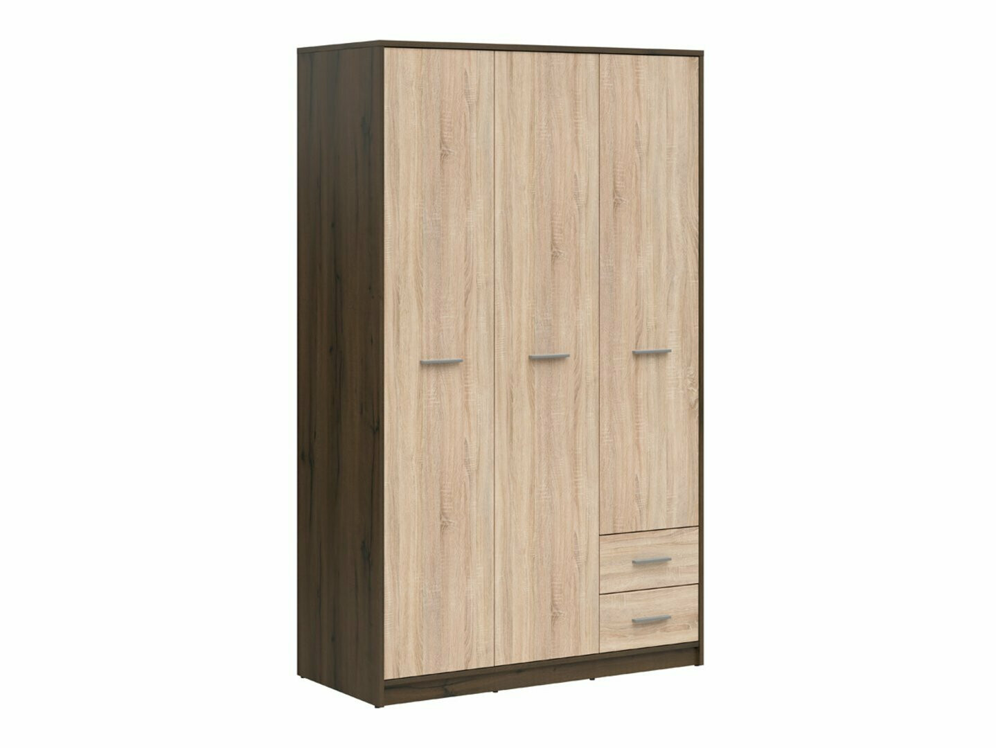 Skapis Novsore 134 (Tumšs ozols + Sonomas ozols)