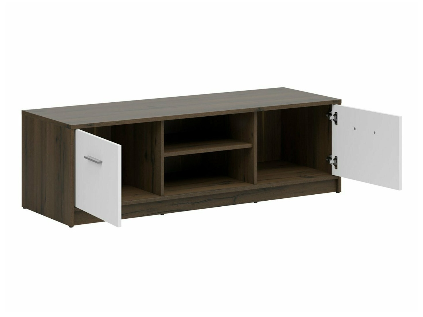 ТВ тумба Novsore 100 (Темный дуб + Белый)