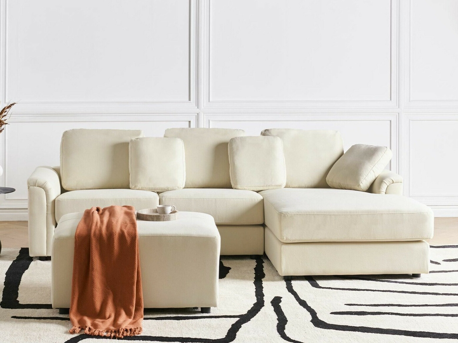 Угловой диван Berwyn 2395 (Бежевый)