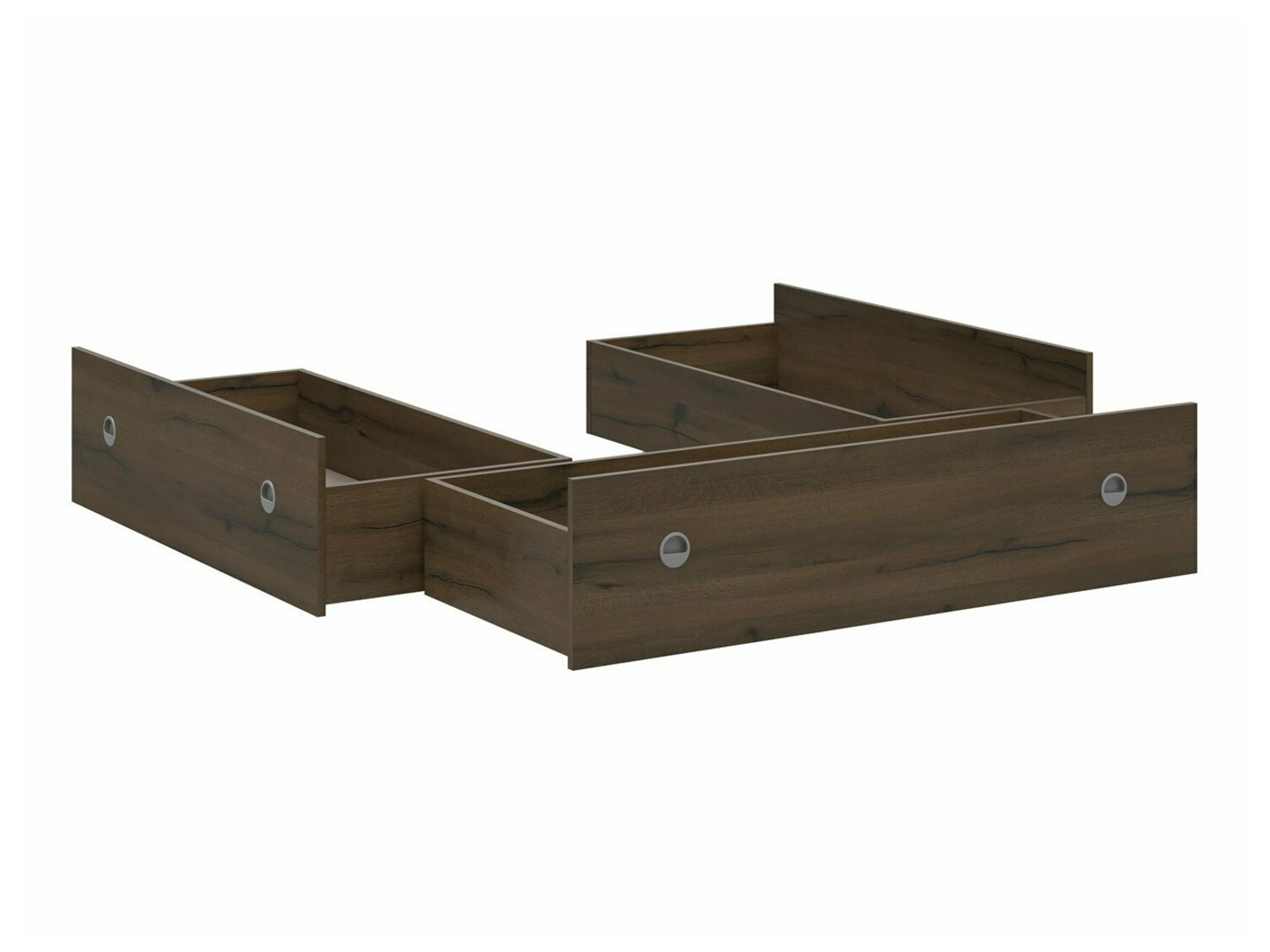 Gultas veļas kaste Novsore 129 (Tumšs ozols) (3 gab.)