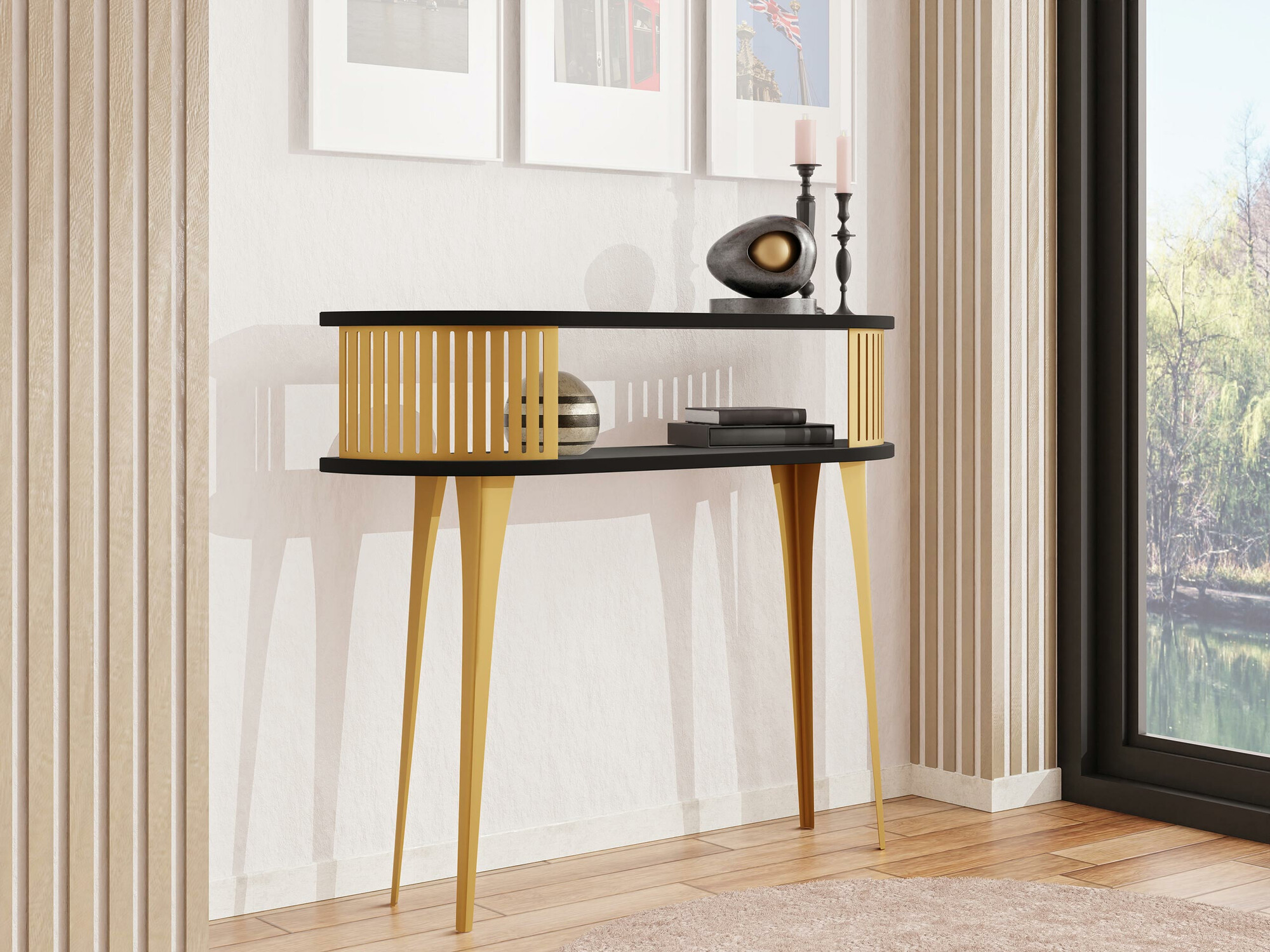 Консоль Sordore 112 (Золотой + Чёрный)