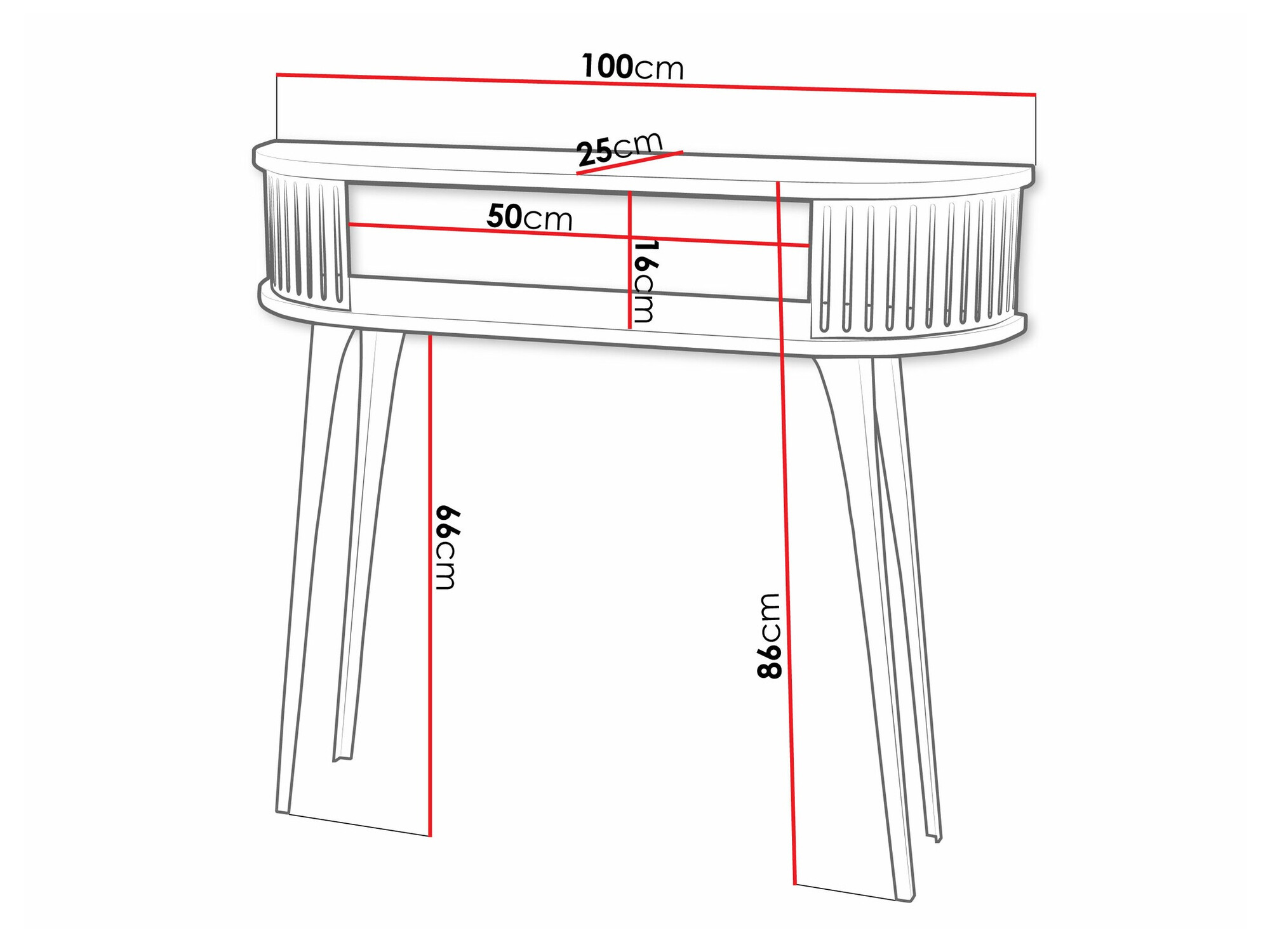 Konsole Sordore 111 (Melns + Amatniecības zelta ozols)