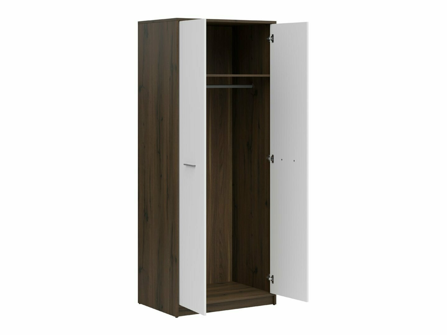 Шкаф Novsore 120 (Темный дуб + Белый)