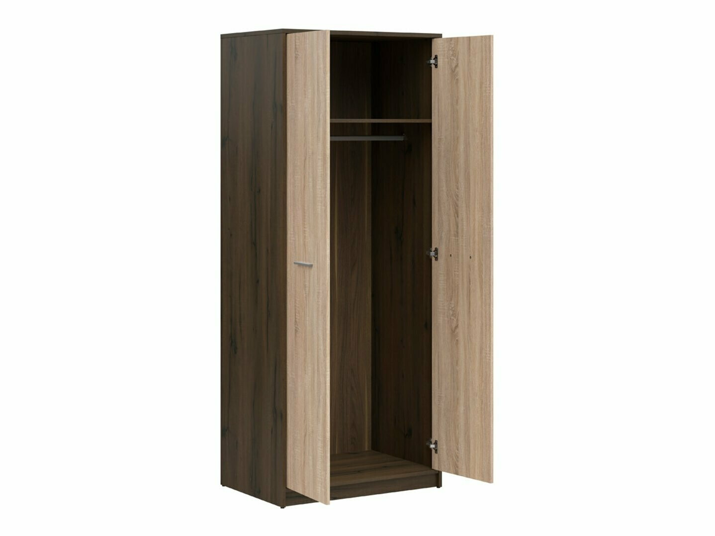 Skapis Novsore 120 (Tumšs ozols + Sonomas ozols)