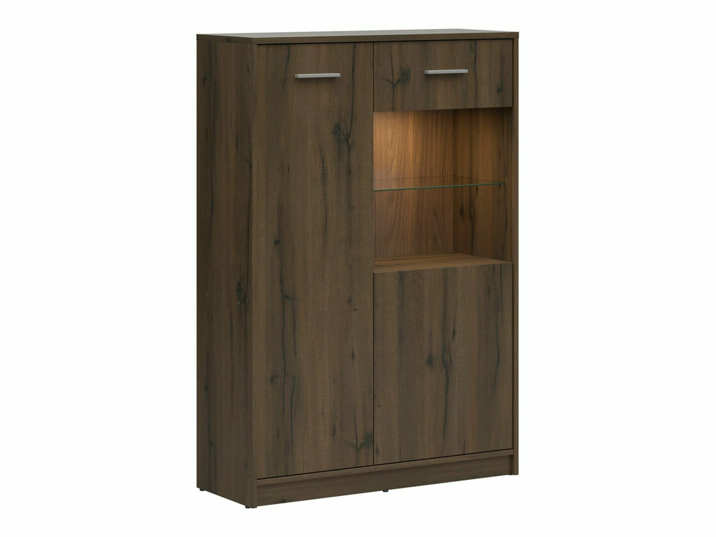 Стеллаж Novsore 138 (Темный дуб)