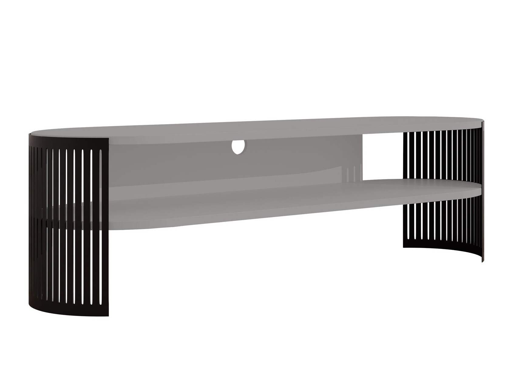 ТВ тумба Sordore 121 (Чёрный + Графит)