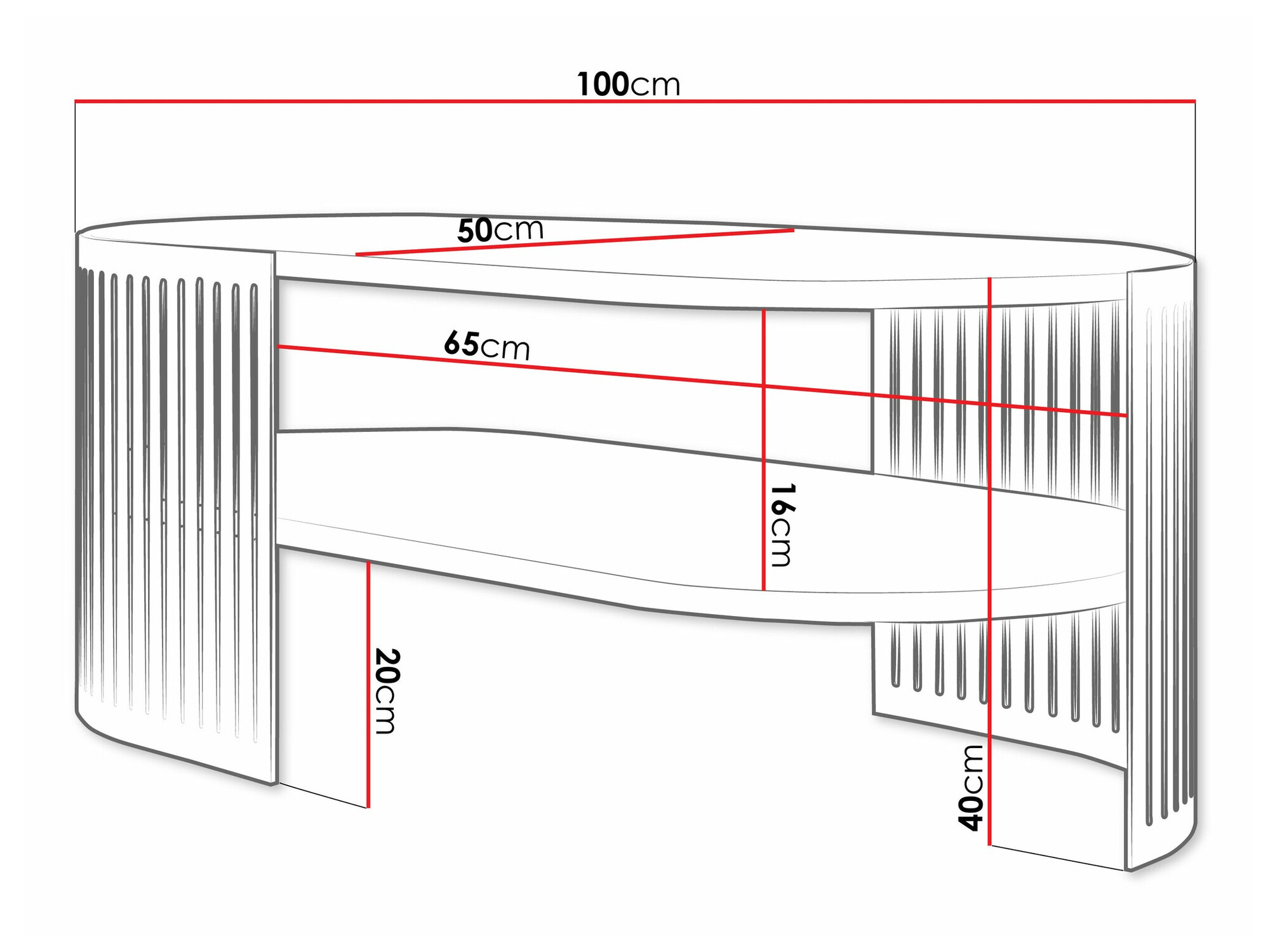 Журнальный столик Sordore 119 (Золотой + Белый мрамор)