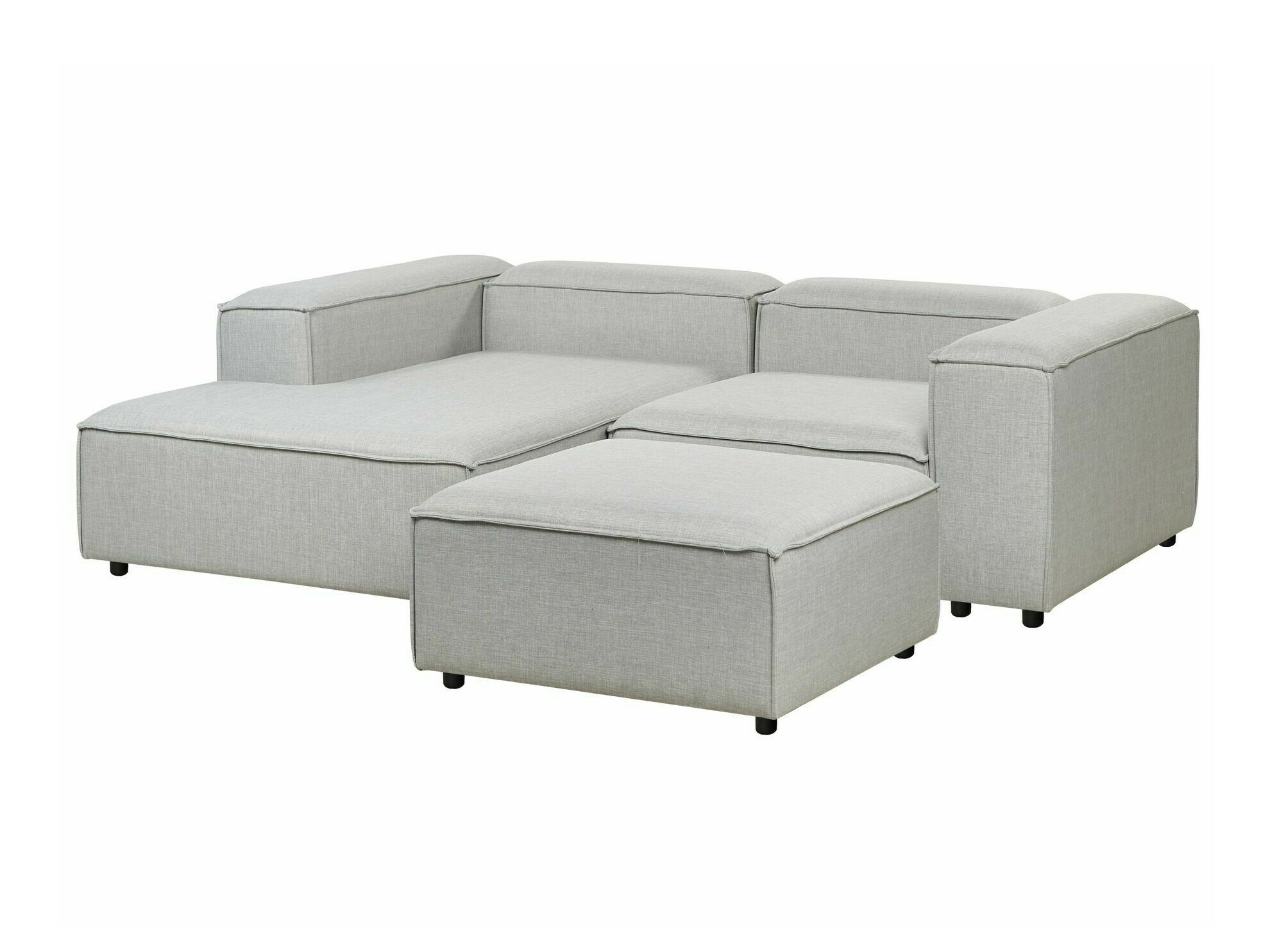 Mīksto mēbeļu komplekts Serophi 105 (Pelēks)