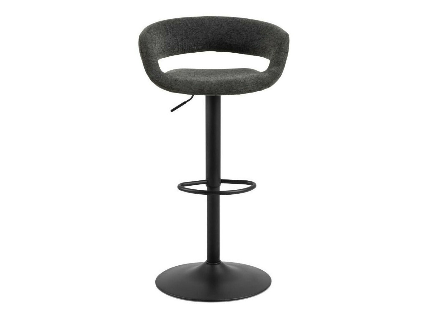 Низкий барный стул Norsica 280 (Серый + Чёрный)