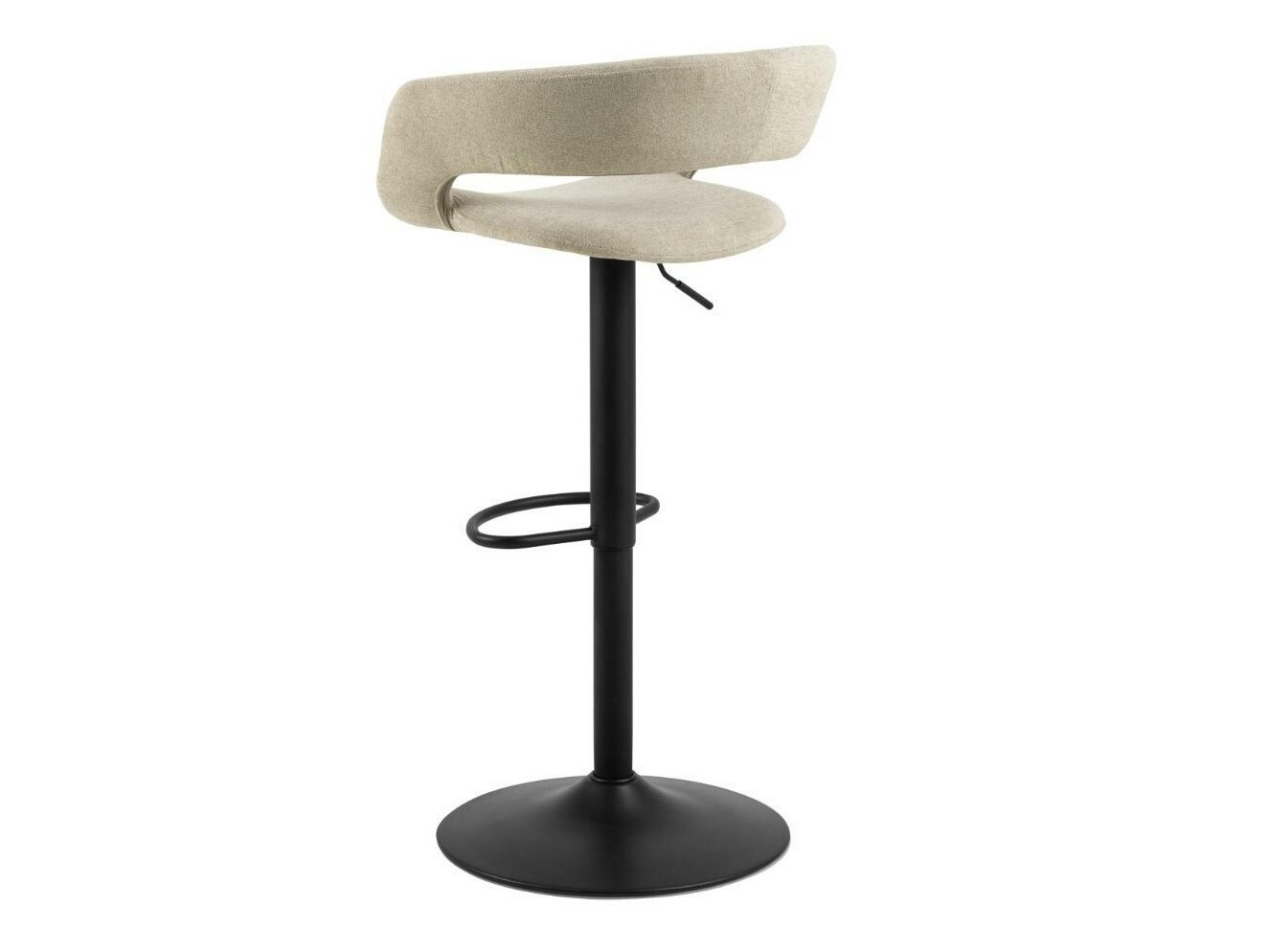 Низкий барный стул Norsica 280 (Светло-коричневый + Чёрный)