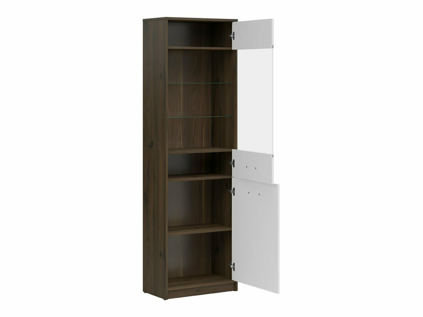 Plaukts Novsore 136 (Tumšs ozols + Balts)