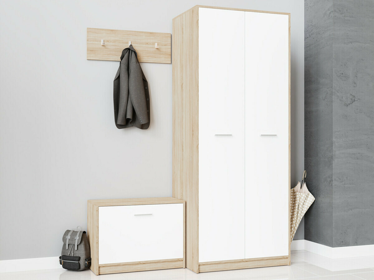 Priekšnama komplekts Novsore 152 (Sonomas ozols + Balts)