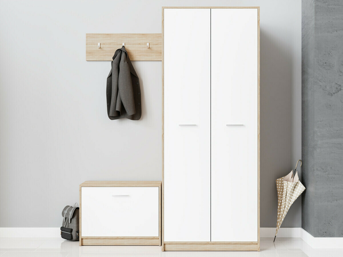 Priekšnama komplekts Novsore 152 (Sonomas ozols + Balts)