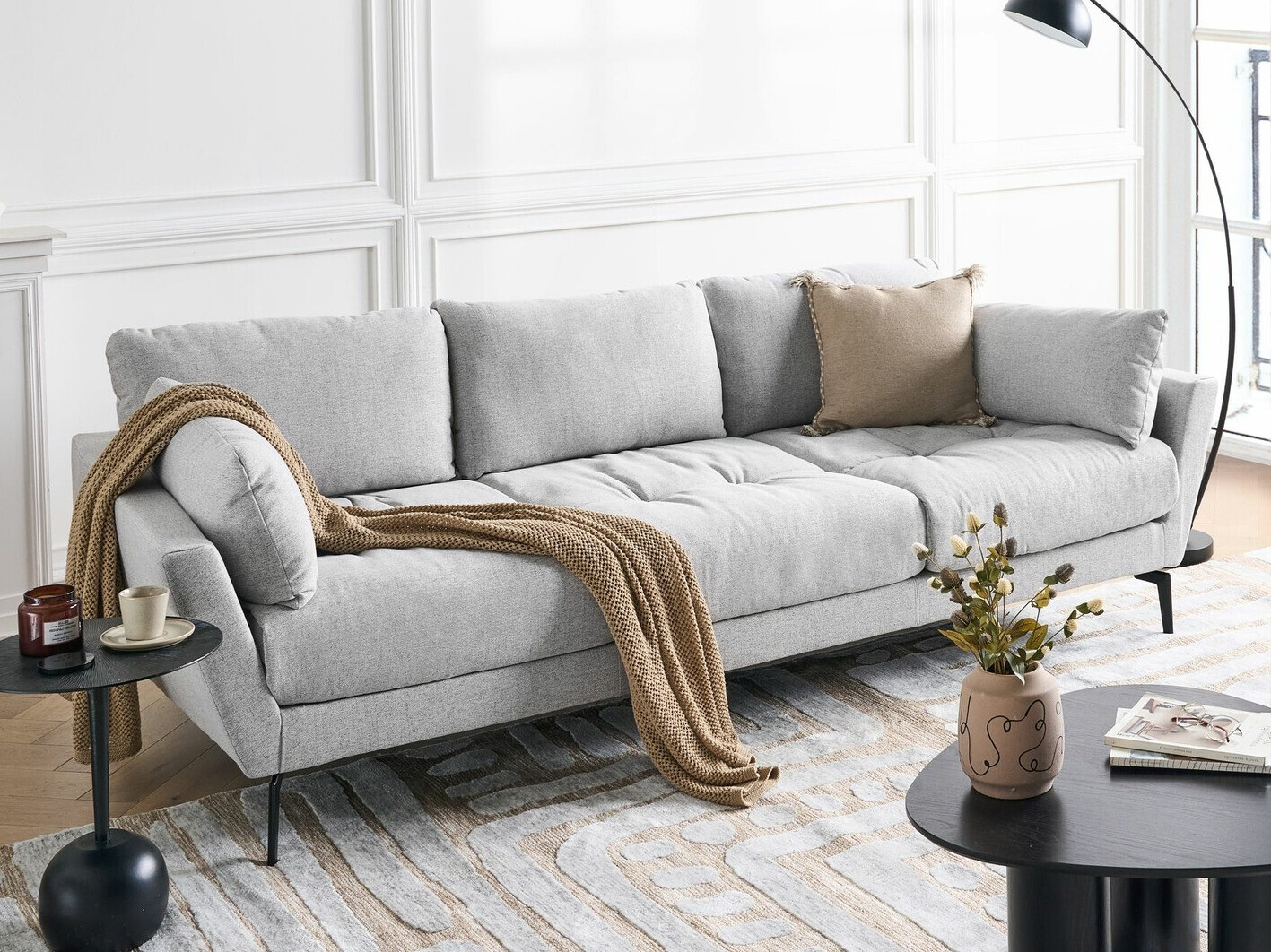 Dīvāns Berwyn 2405 (Pelēks)