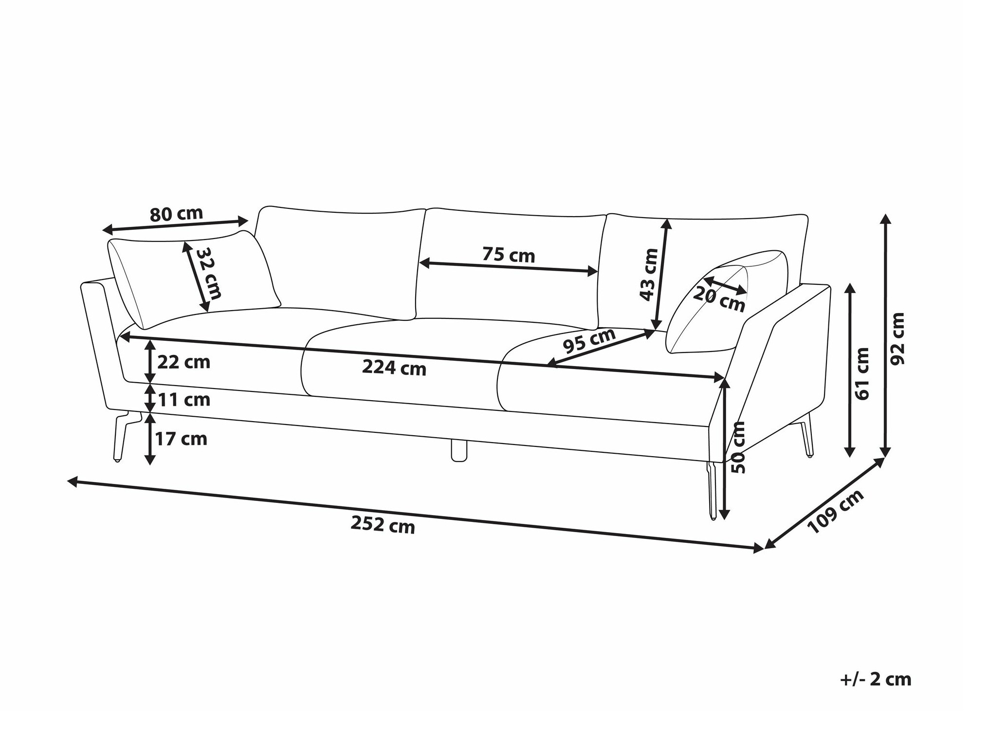 Dīvāns Berwyn 2405 (Zaļš)