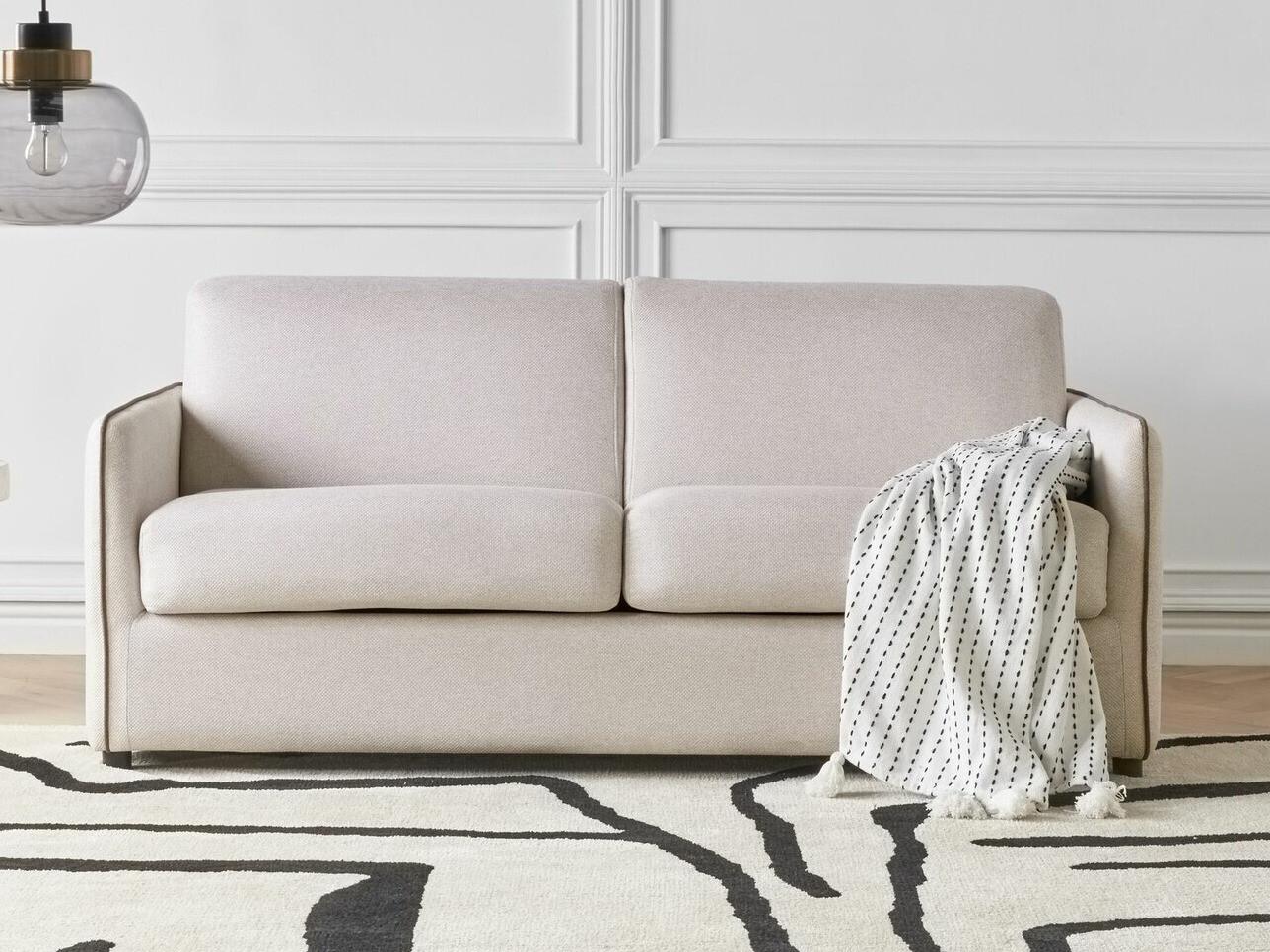 Dīvāns gulta Berwyn 2403 (Bēšs)