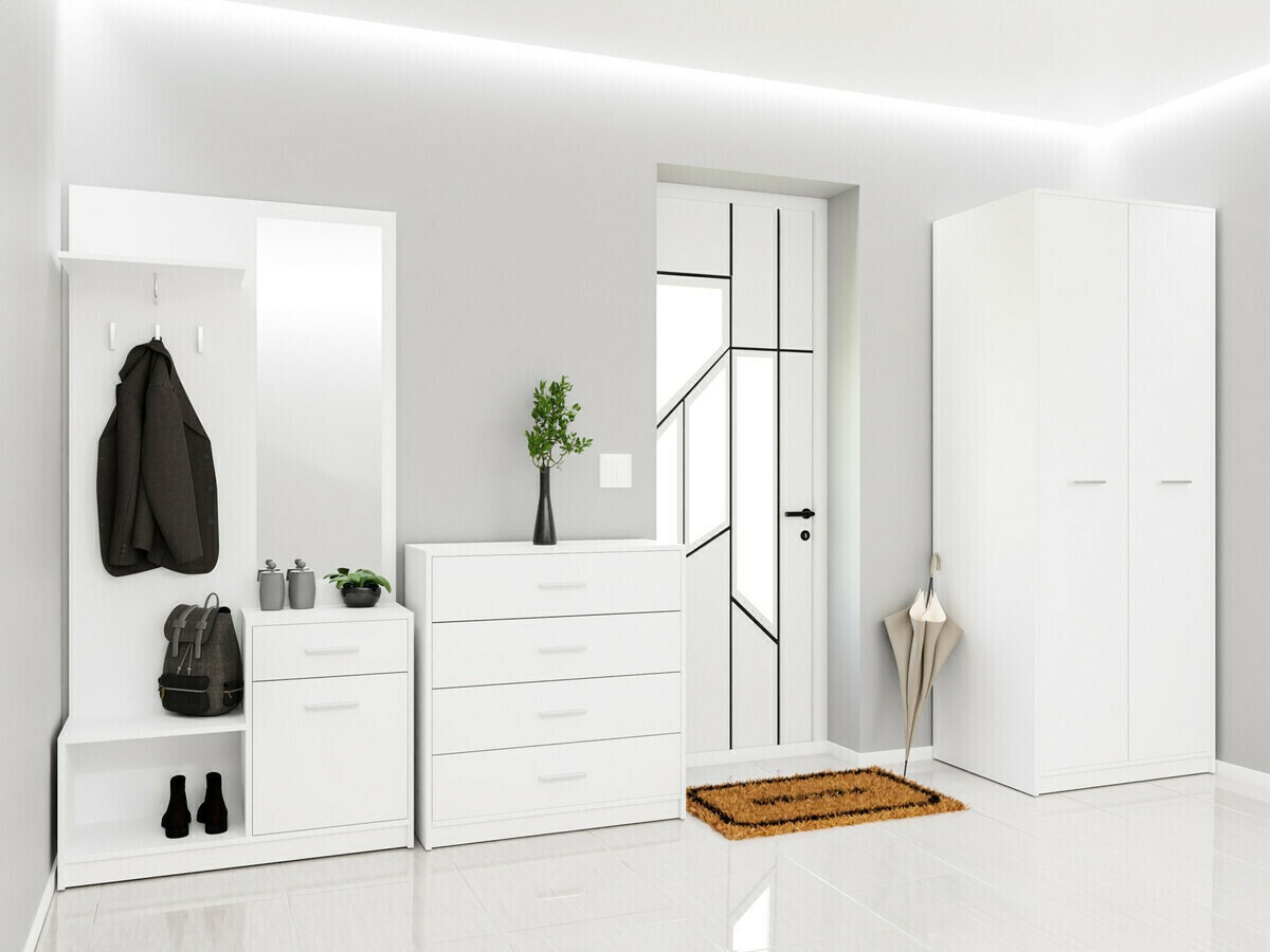 Priekšnama komplekts Novsore 154 (Balts)