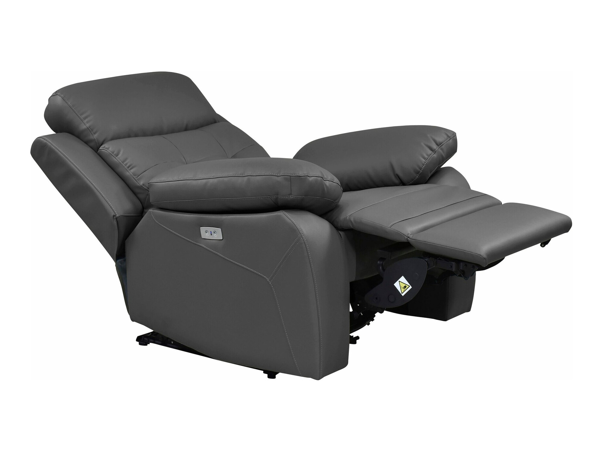 Atpūtas krēsls reglainer Denton 1324 (Pelēks)