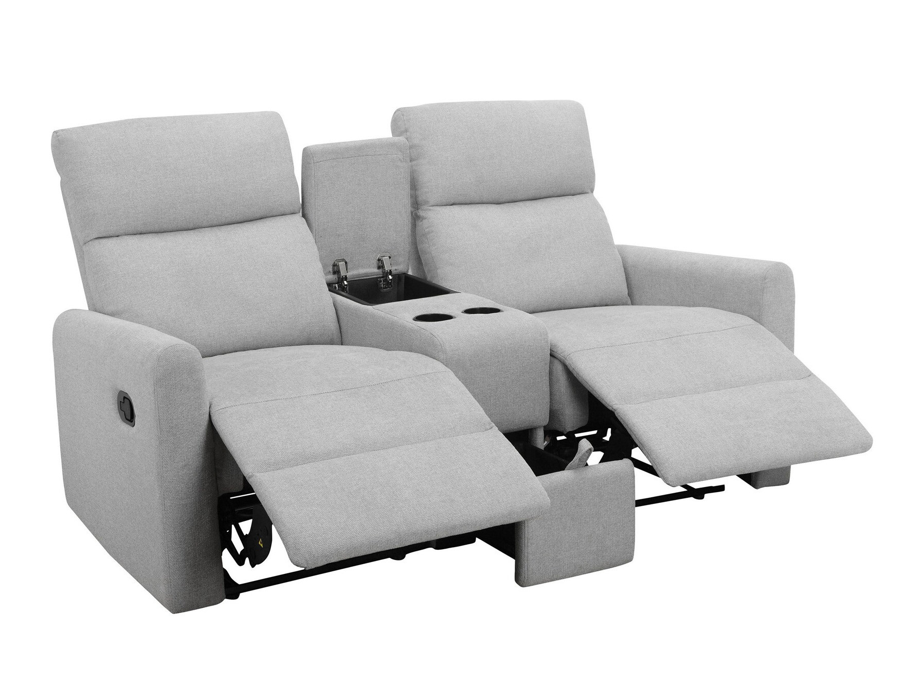 Dīvāns reglainer Denton 1398 (Gaiši pelēks)