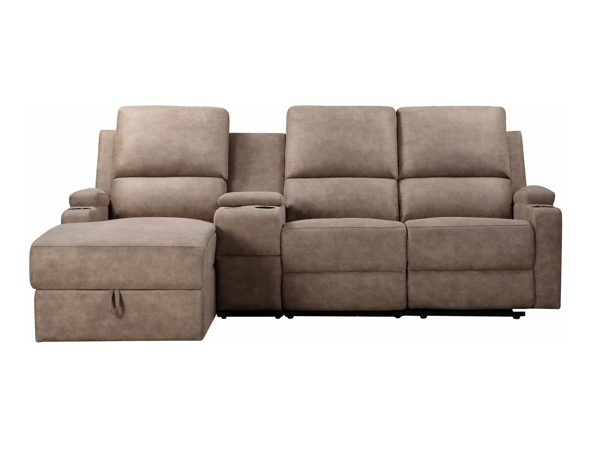 Stūra dīvāns reglaineris Denton 1368 (Taupe)