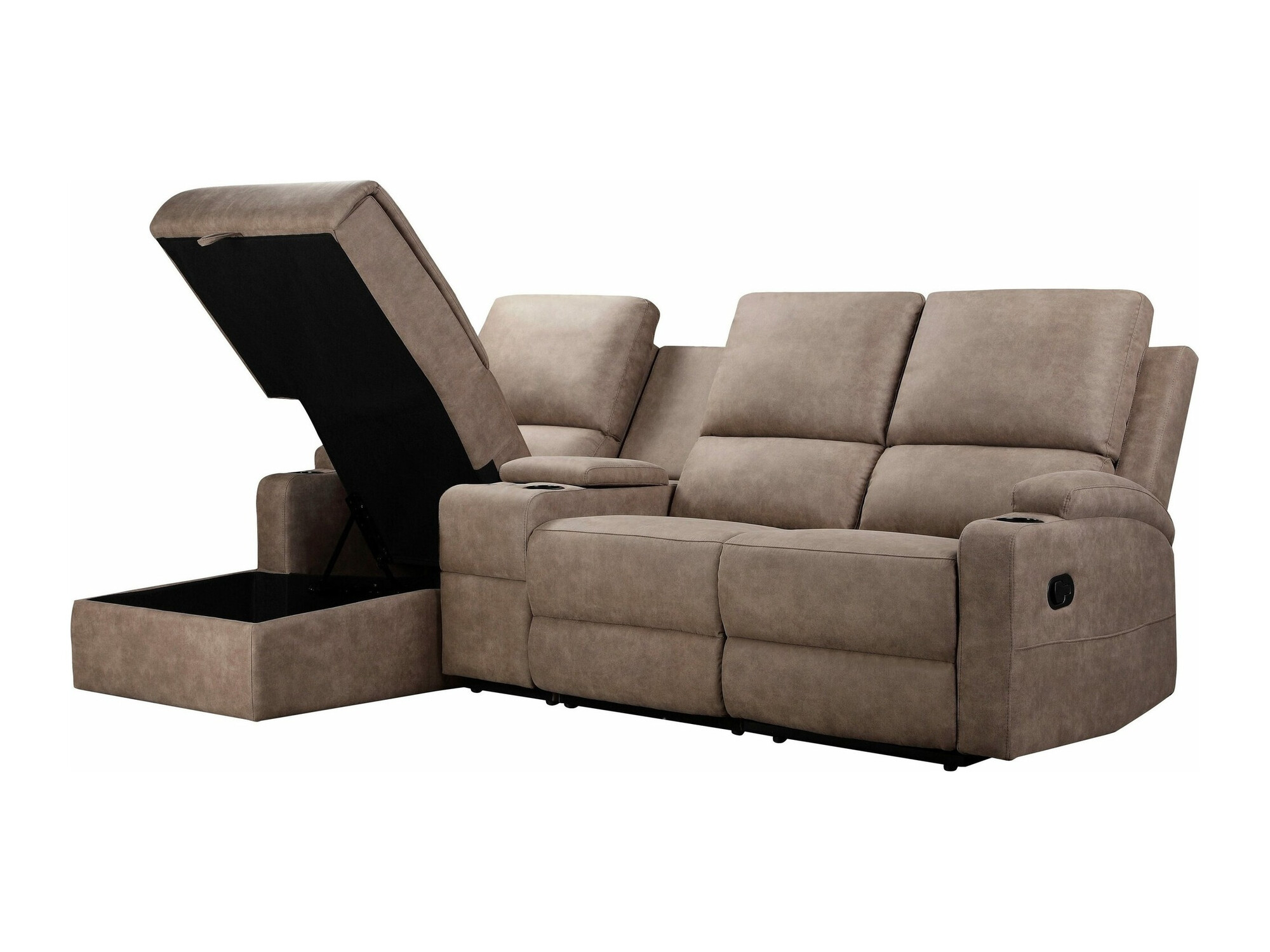 Stūra dīvāns reglaineris Denton 1368 (Taupe)