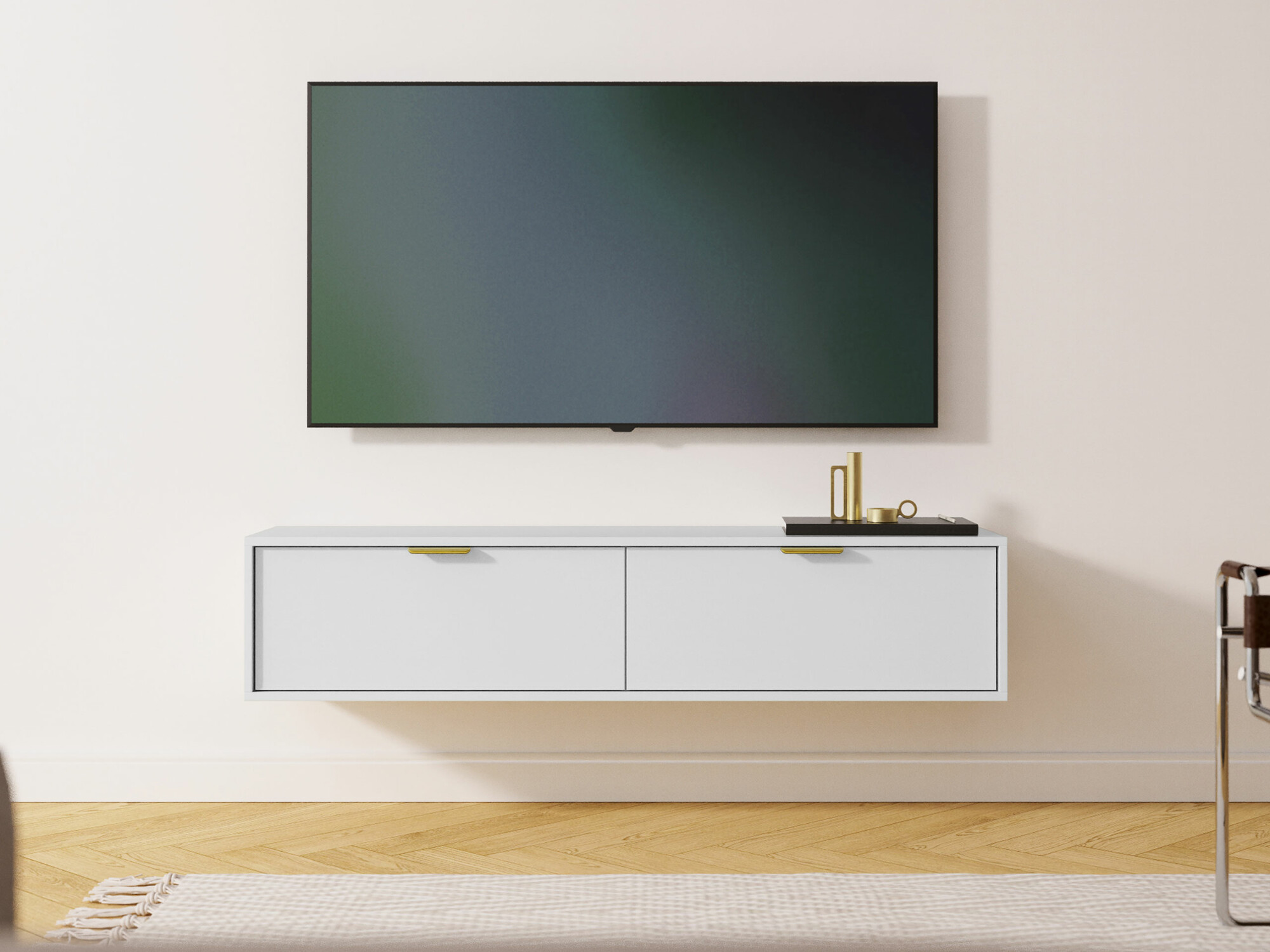 TV galds Hamilton 100 (Balts)