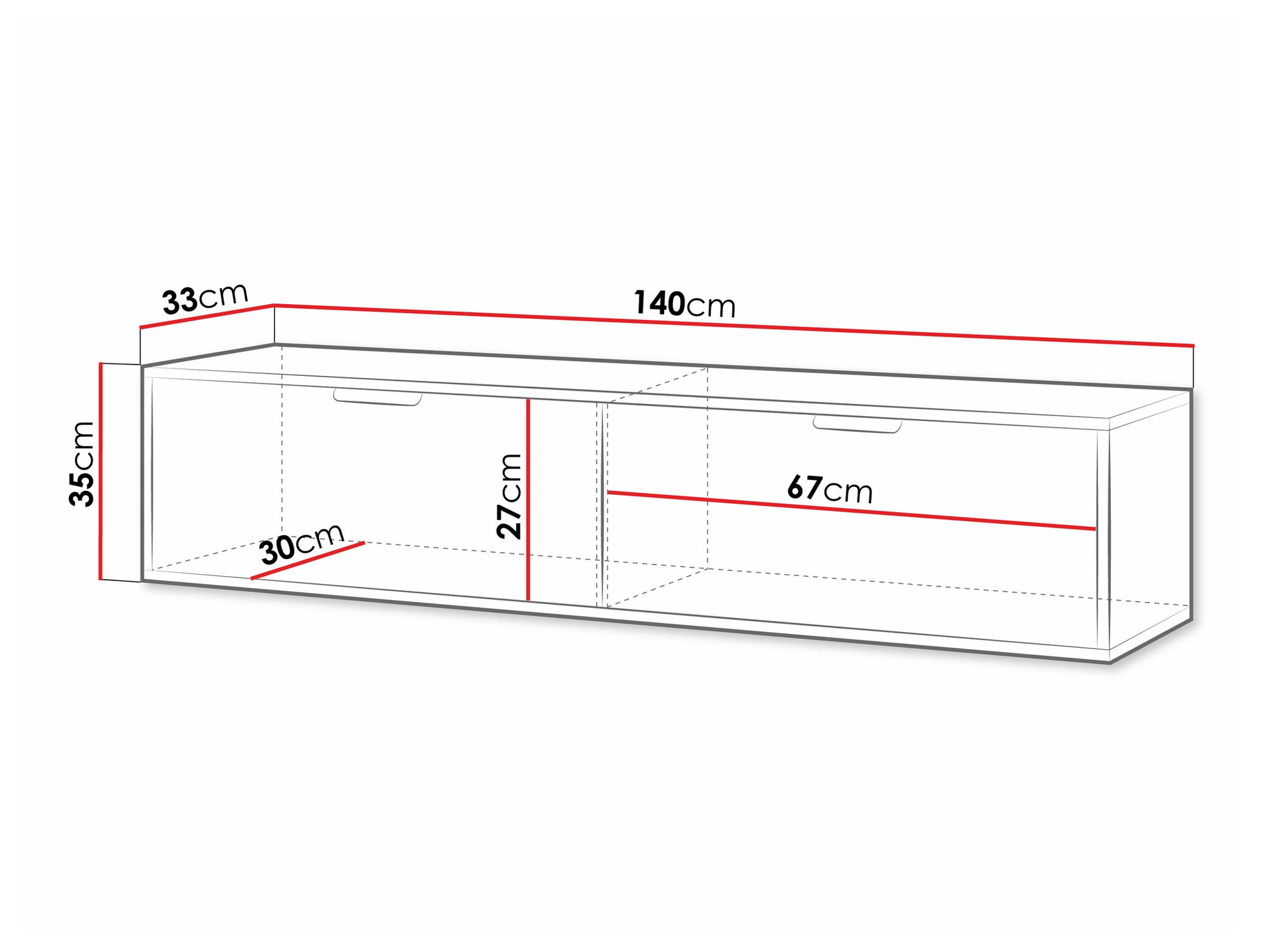 ТВ тумба Hamilton 100 (Чёрный)