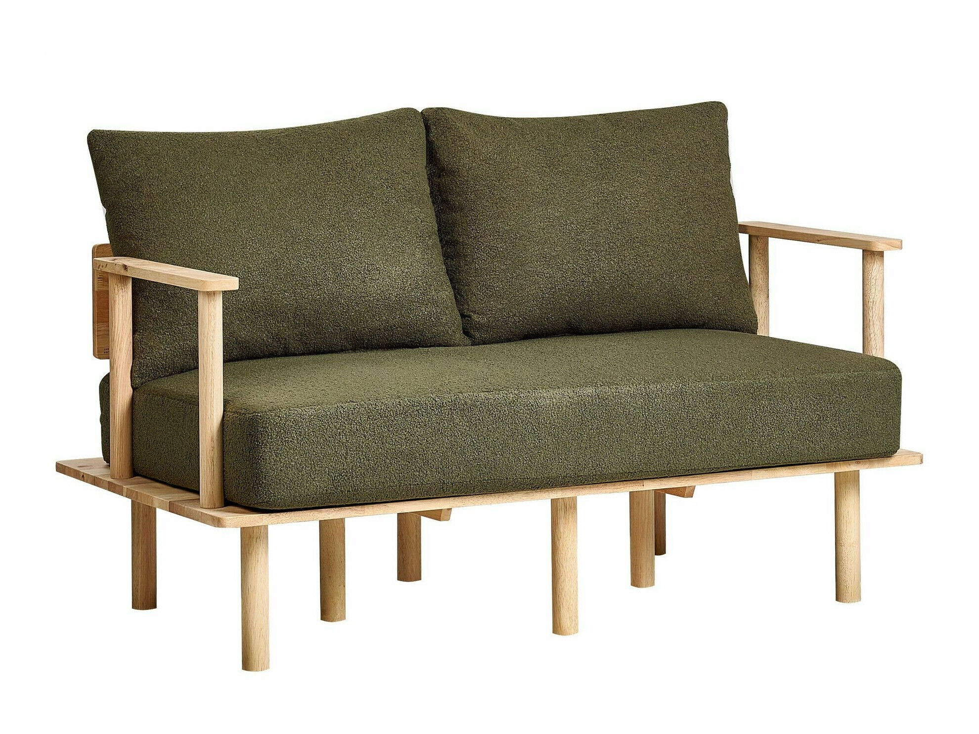 Mīksto mēbeļu komplekts Berwyn 2418 (Zaļš)