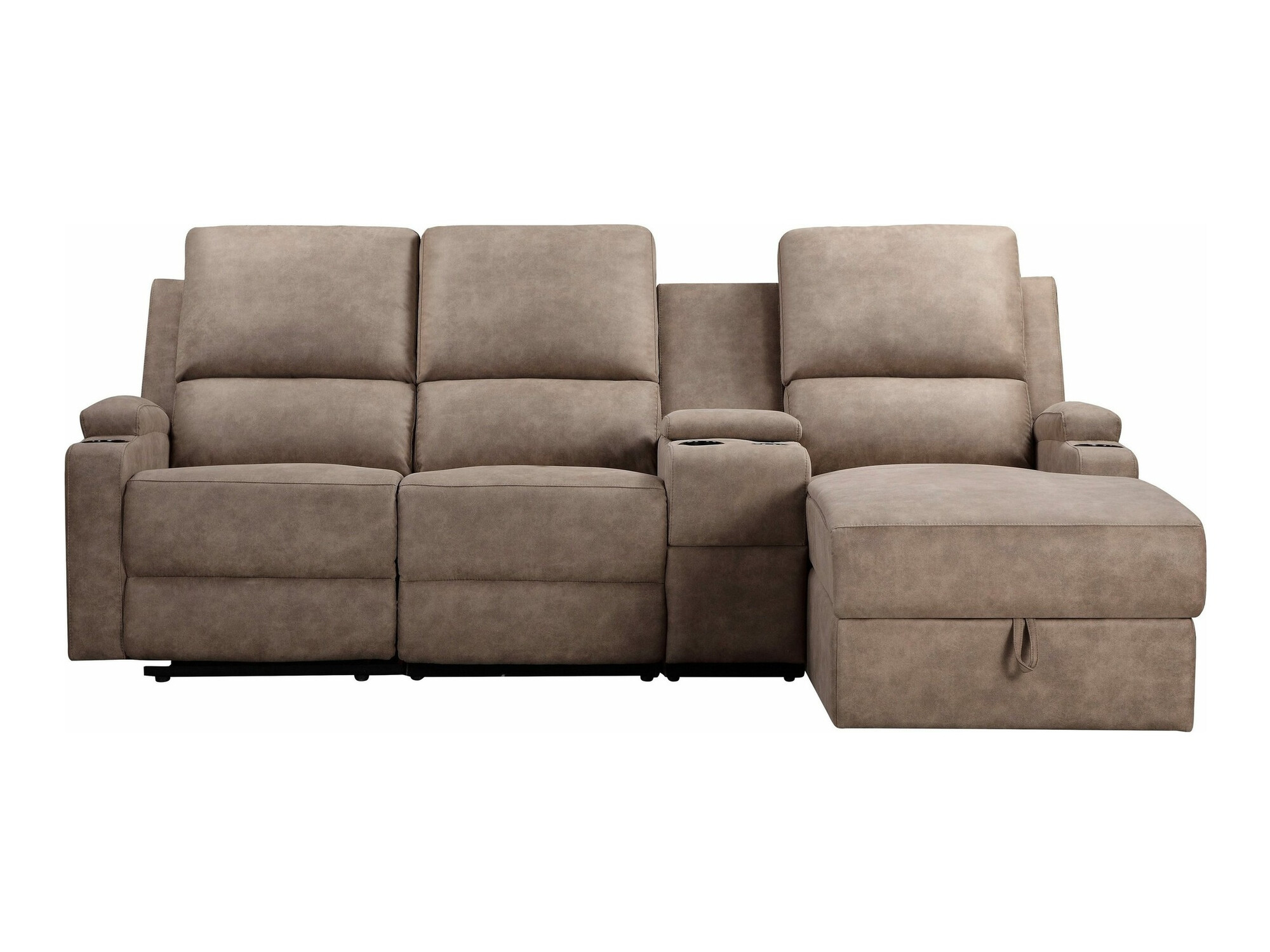 Stūra dīvāns reglaineris Denton 1368 (Taupe)