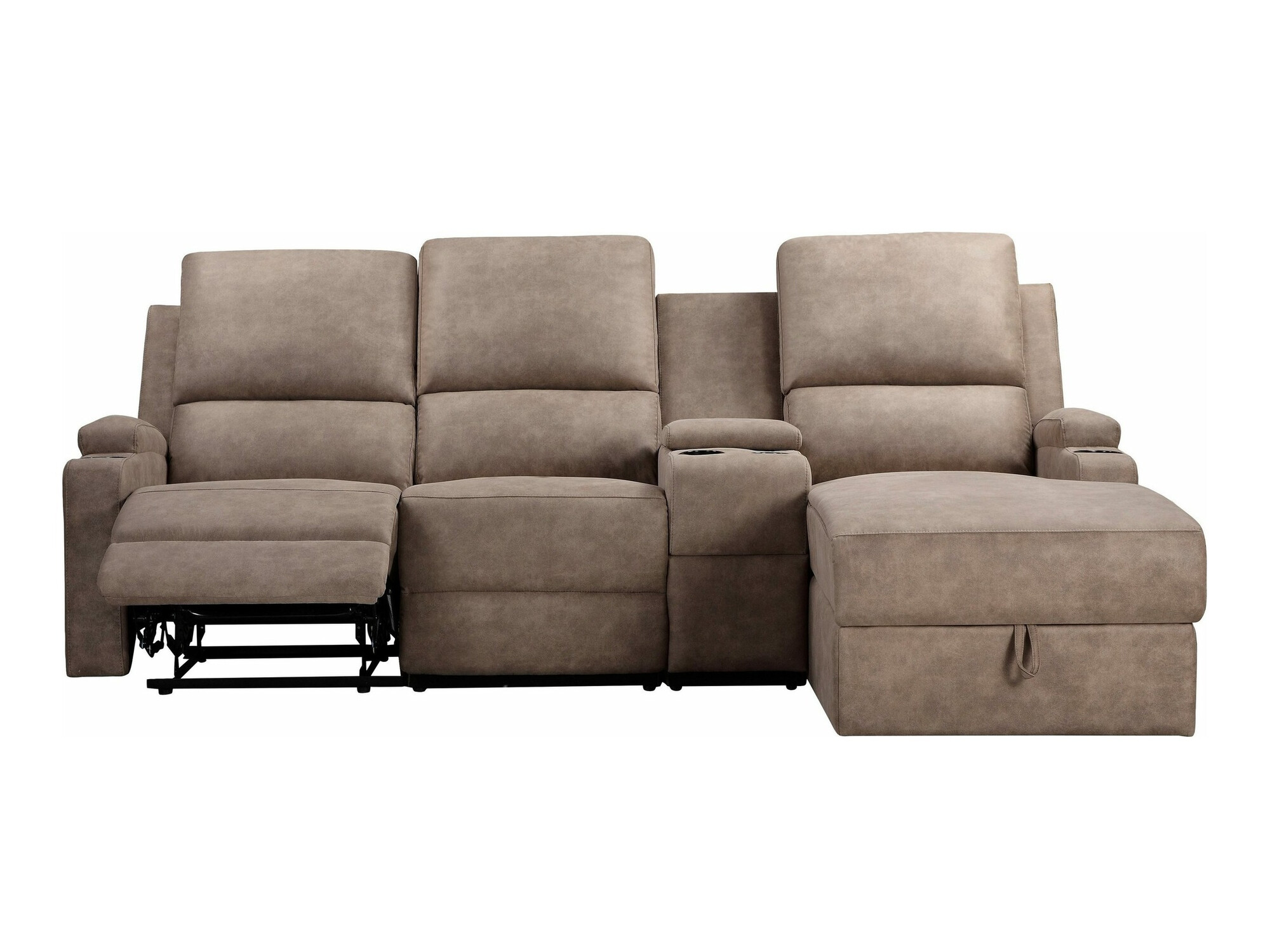 Stūra dīvāns reglaineris Denton 1368 (Taupe)