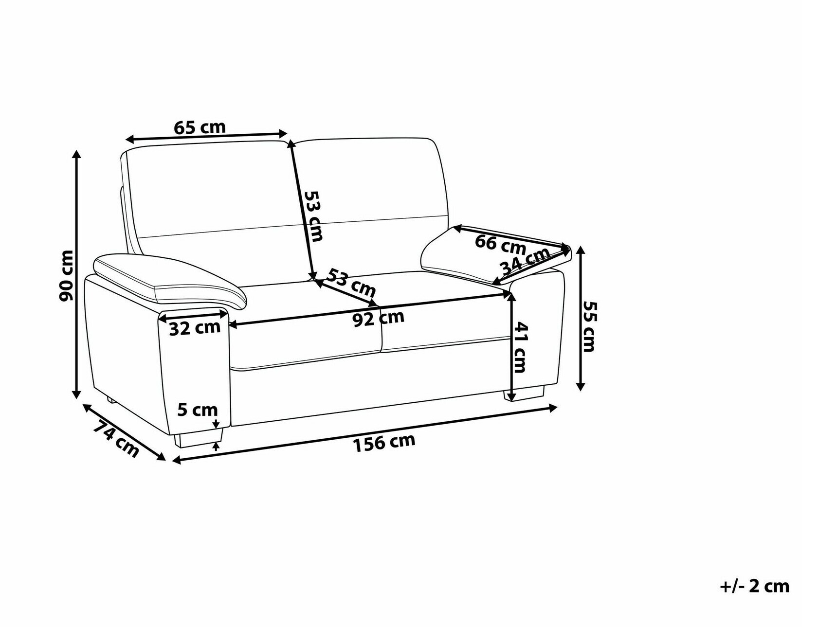 Dīvāns Berwyn 1325 (Gaiši brūns)