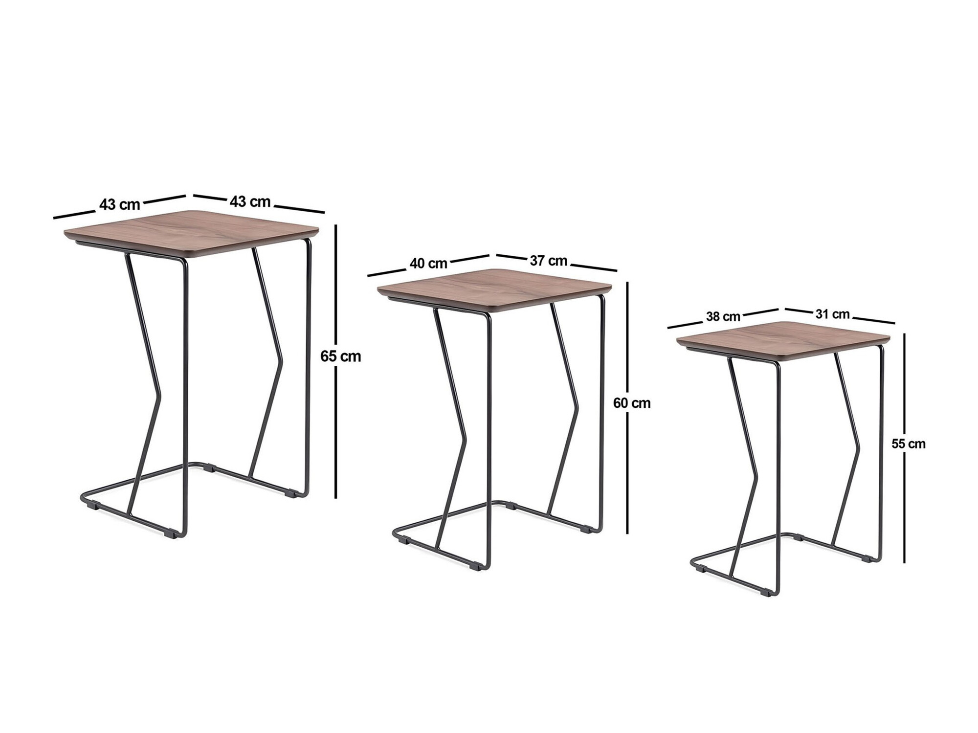 Kafijas galdiņu komplekts Kailua 2337