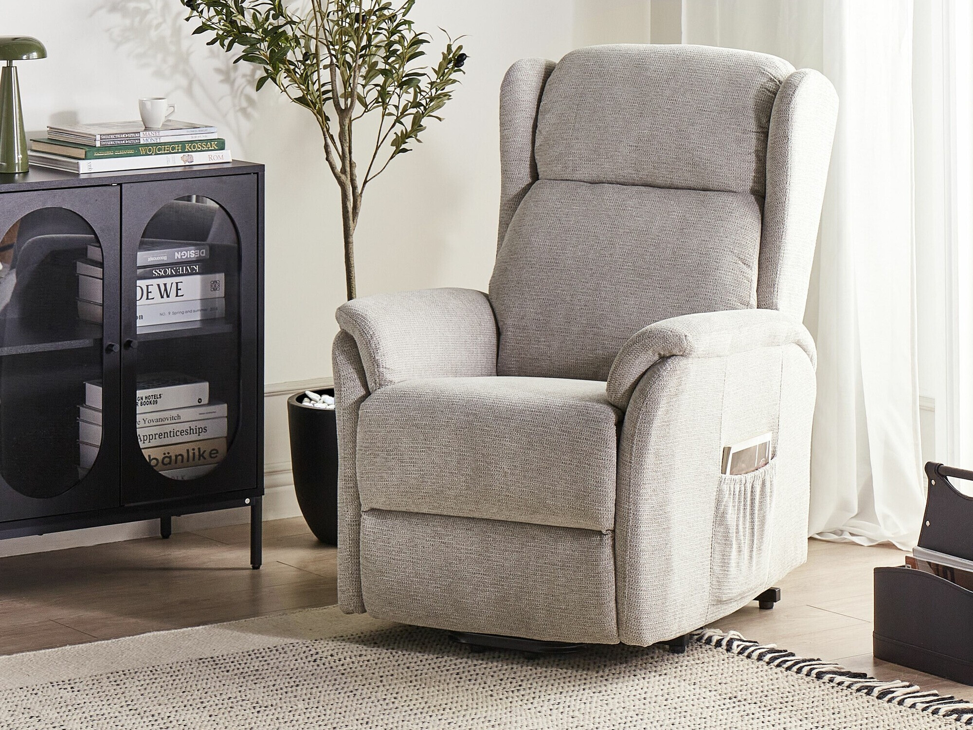 Krēsls reglainer Berwyn 2420 (Pelēks)