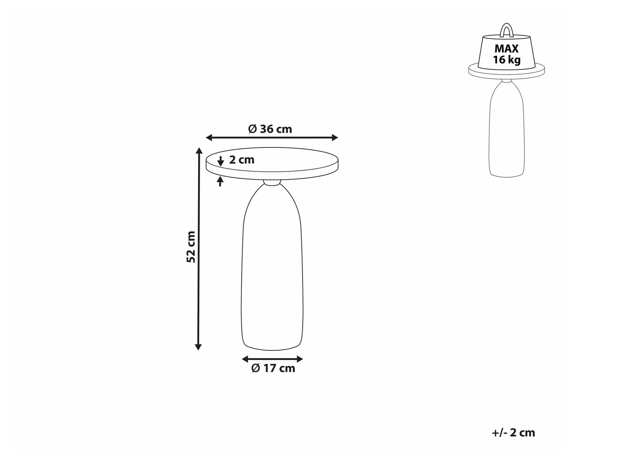 Kafijas galdiņš Berwyn 2421