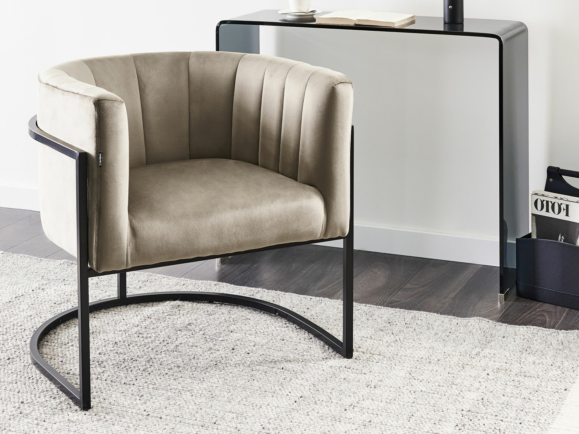 Krēsls Berwyn 1141 (Taupe + Melns)