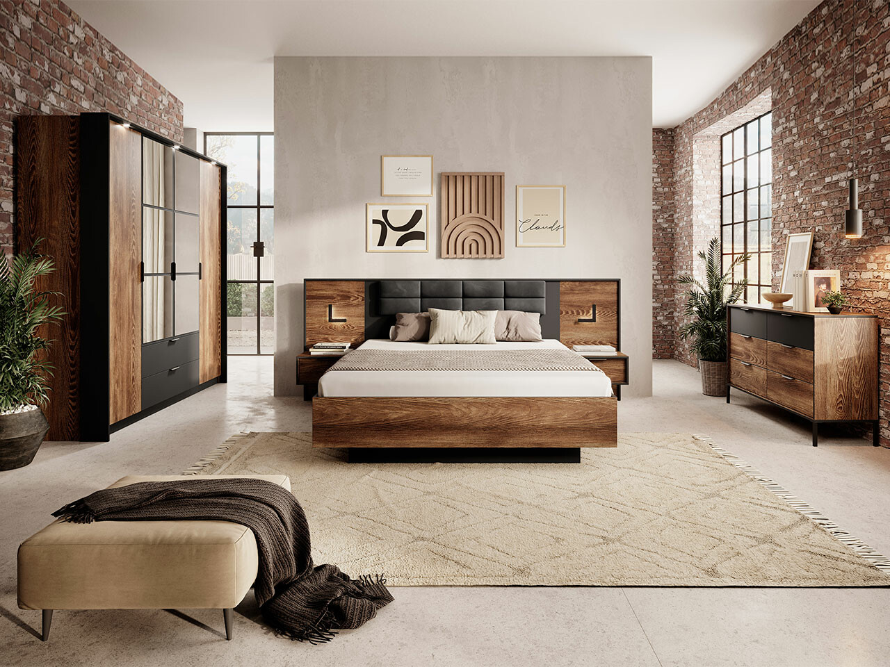 Guļamistabas komplekts Flodale 106