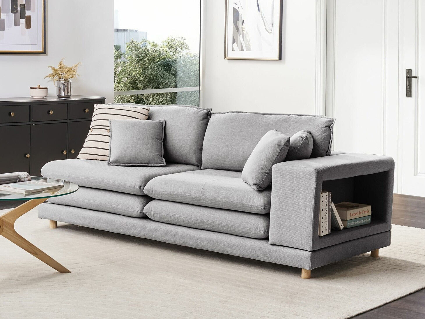 Dīvāns Berwyn 2430 (Pelēks)