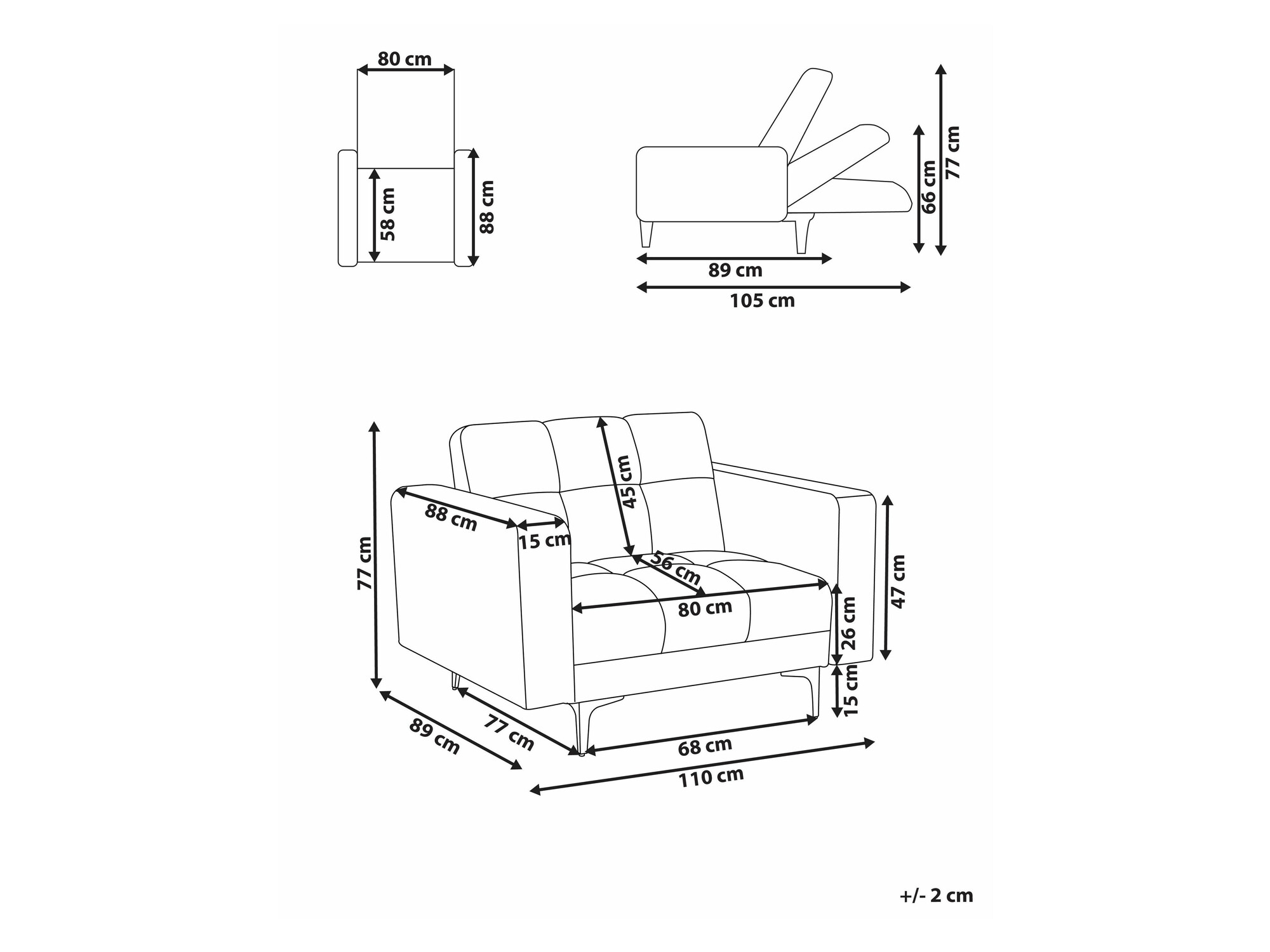 Кресло Mormiru 101 (Красный)