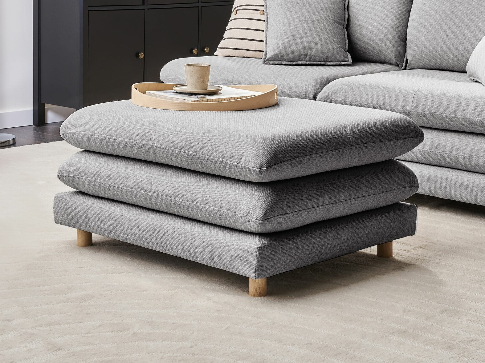 Pufs Berwyn 2431 (Pelēks)