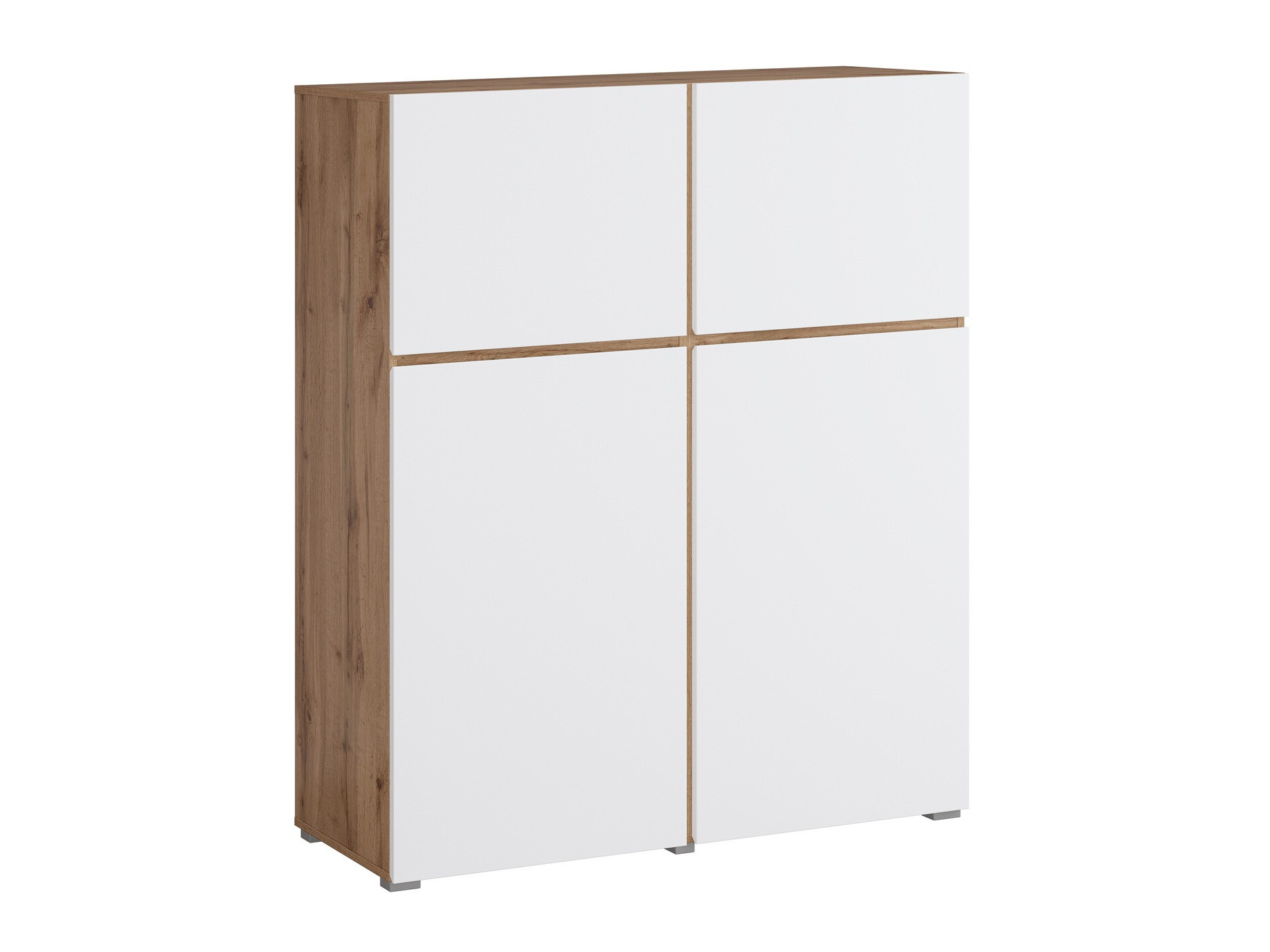 Шкафчик Alfere 105 (Дуб вотан + Белый)