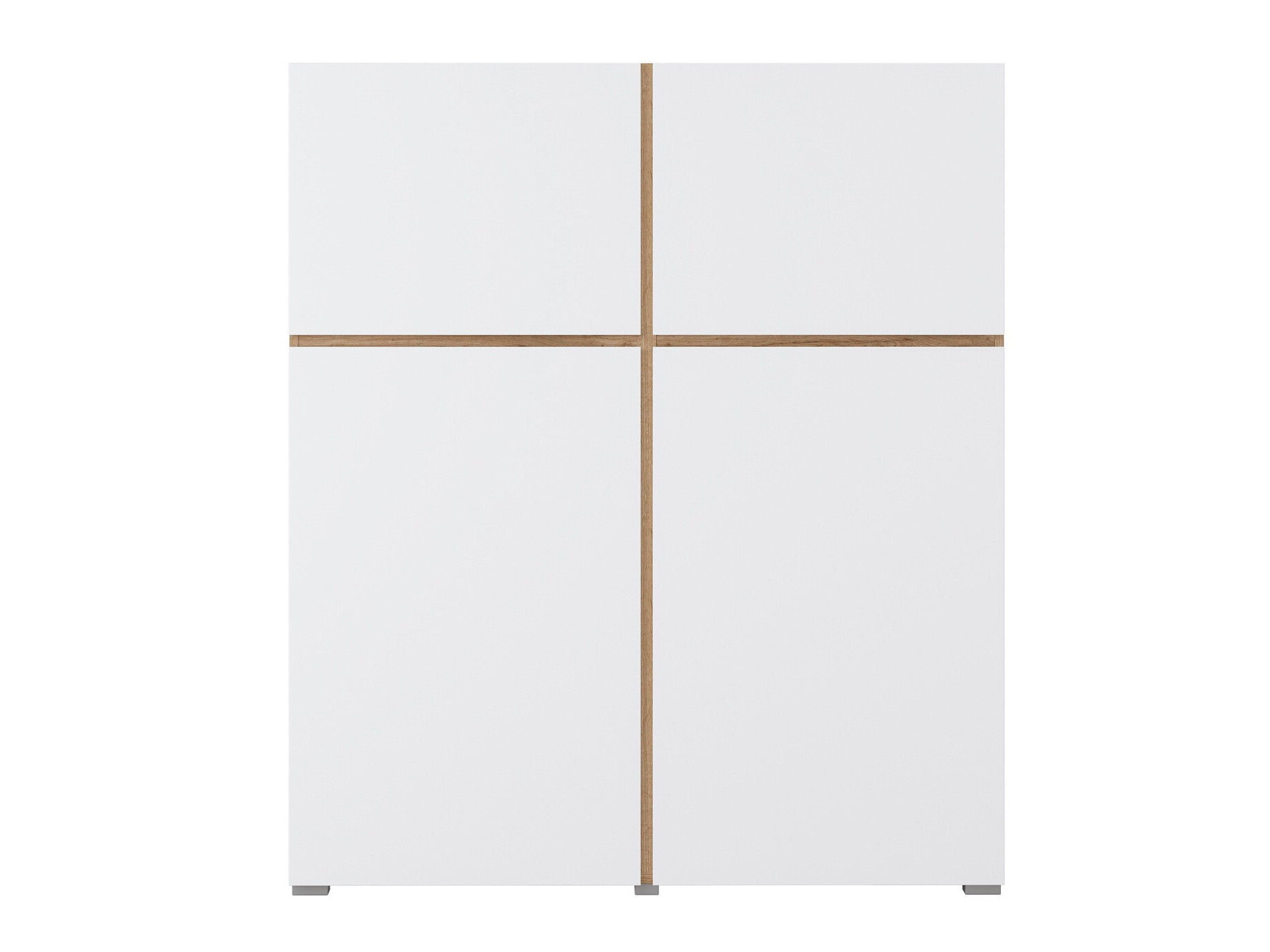 Шкафчик Alfere 105 (Дуб вотан + Белый)