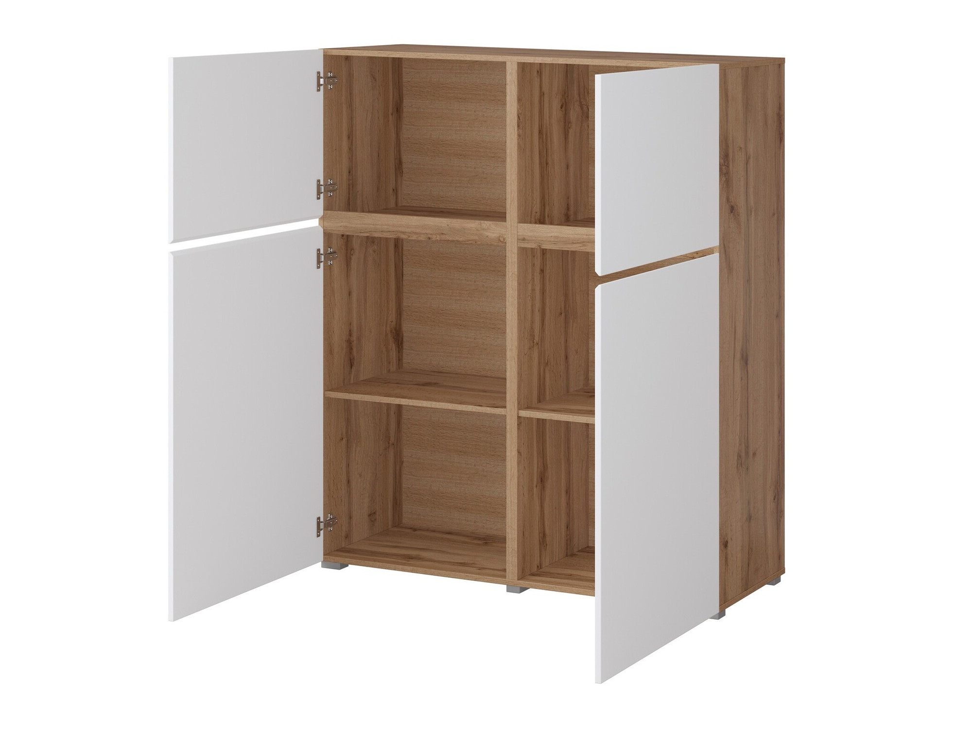 Skapis Alfere 105 (Votan ozols + Balts)