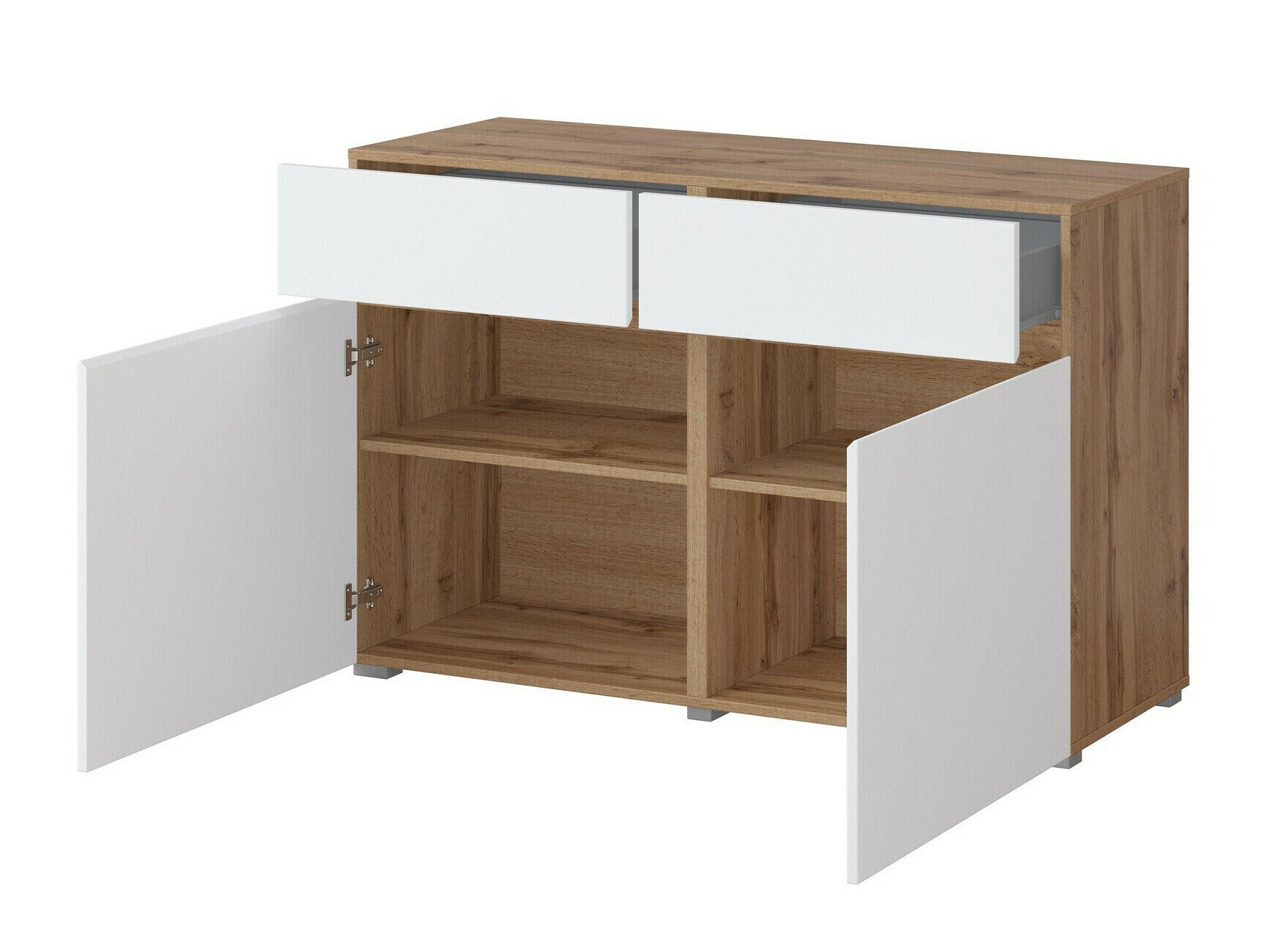 Viesistabas komplekts Alfere 107 (Votan ozols + Balts)