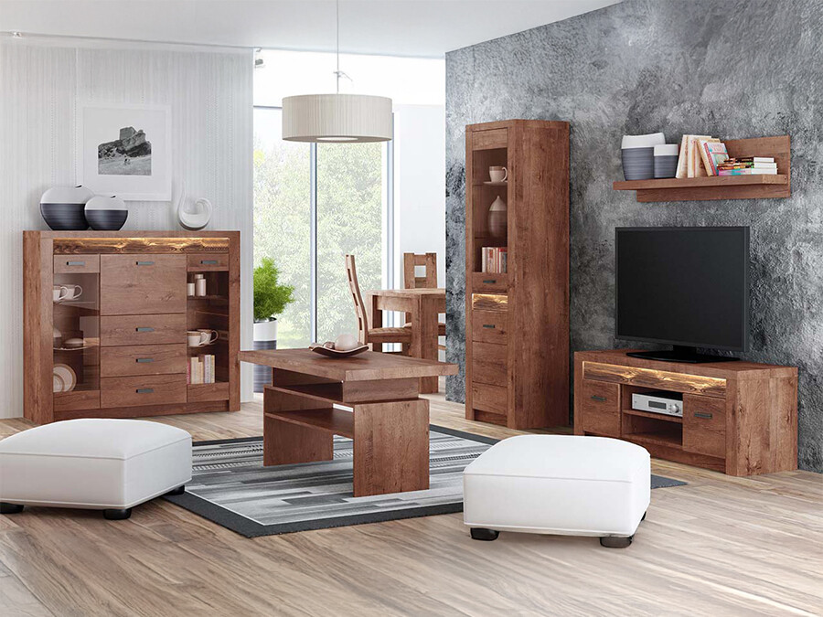 Viesistabas komplekts Serfeno 122 (Tumšais osis)