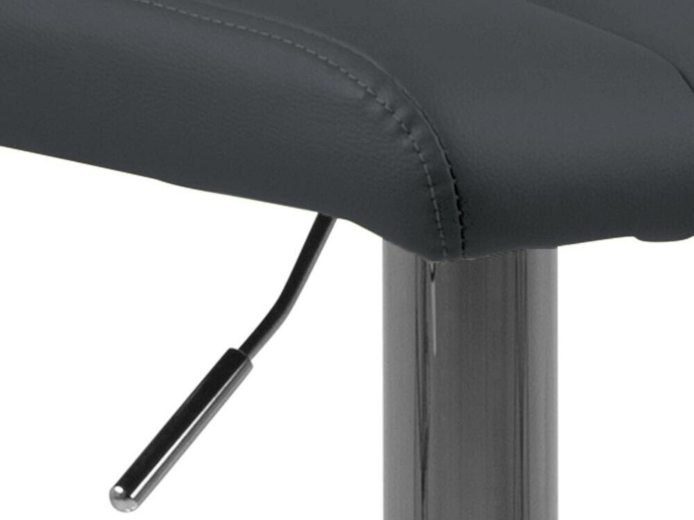 Zemais bāra krēsls Norsica 145 (Pelēks + Sudraba)