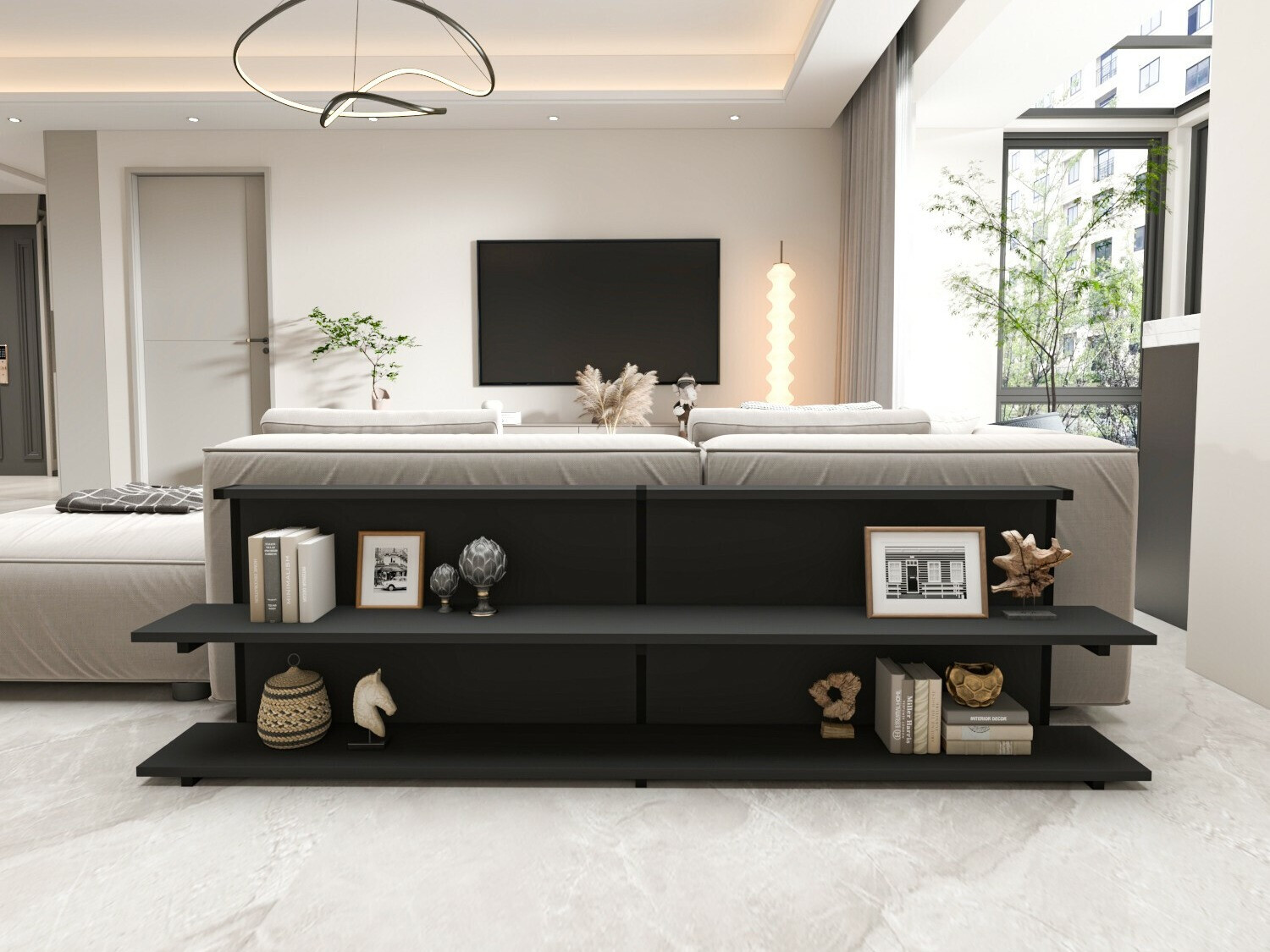 Стеллаж Kailua 2367 (Антрацит)